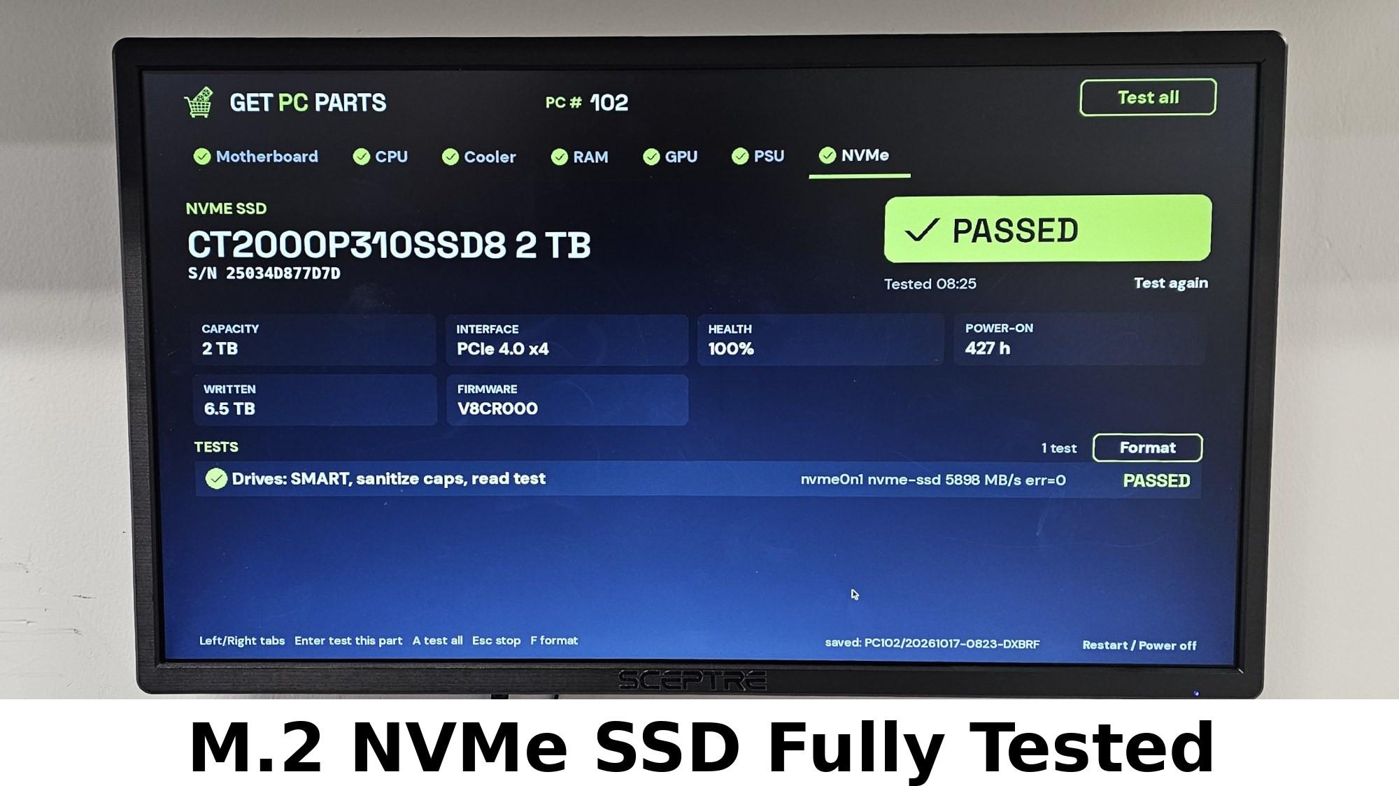 2TB NVMe M.2 SSD Crucial P310 Gen4