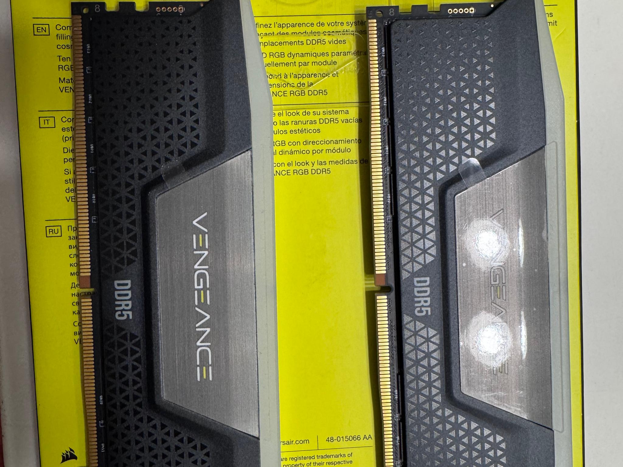 Corsair Vengeance DDR5 96GB 6600mhz CL32 - RBG