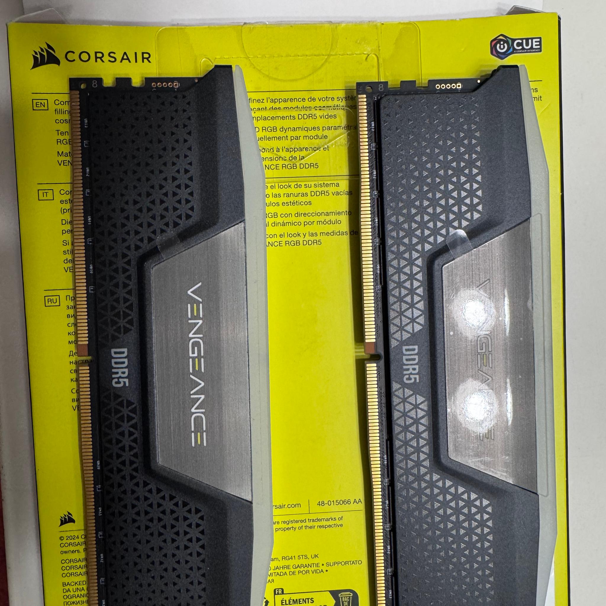 Corsair Vengeance DDR5 96GB 6600mhz CL32 - RBG