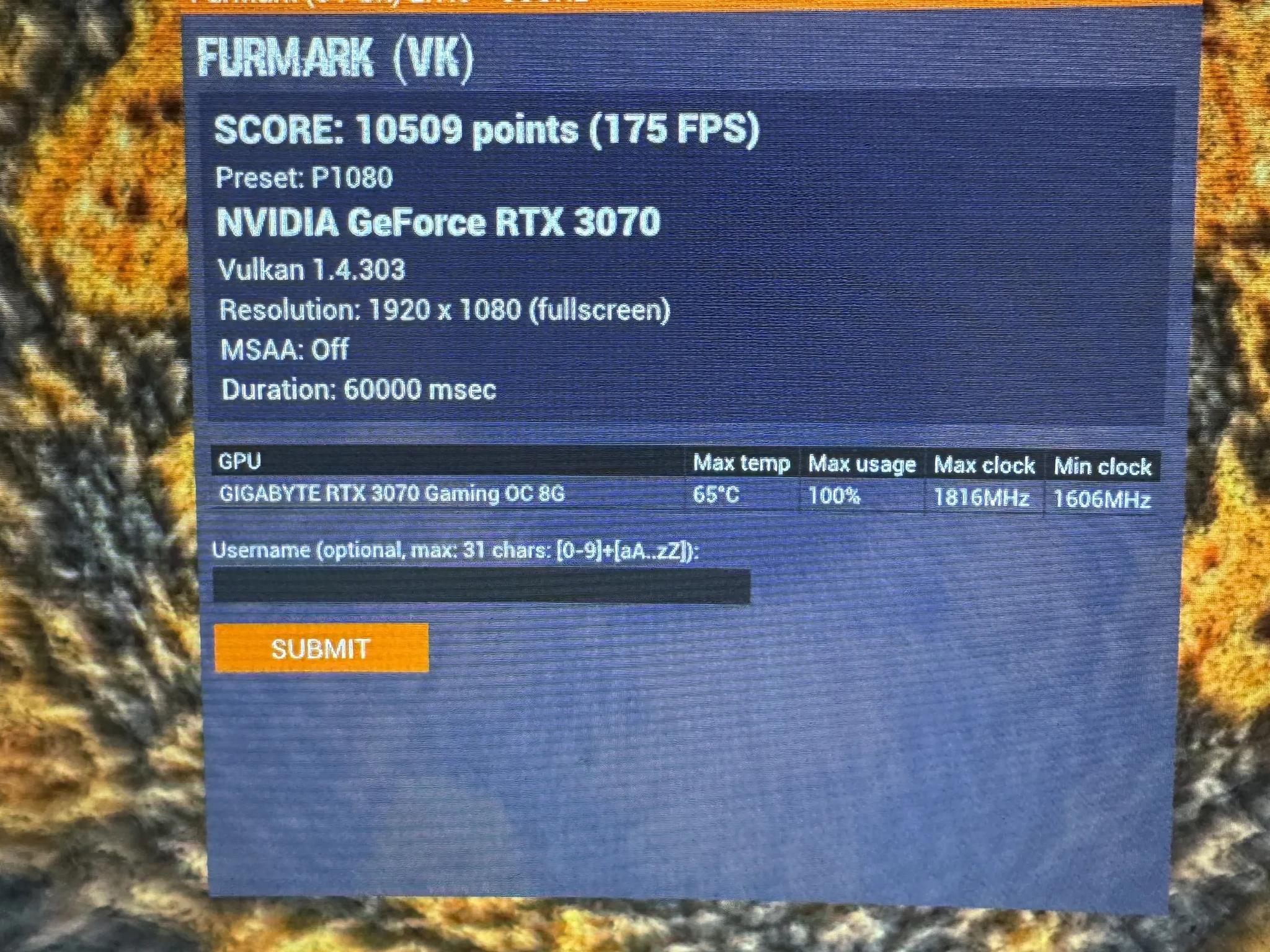 Gigabyte GAMING OC GeForce RTX 3070 8 GB Video Card