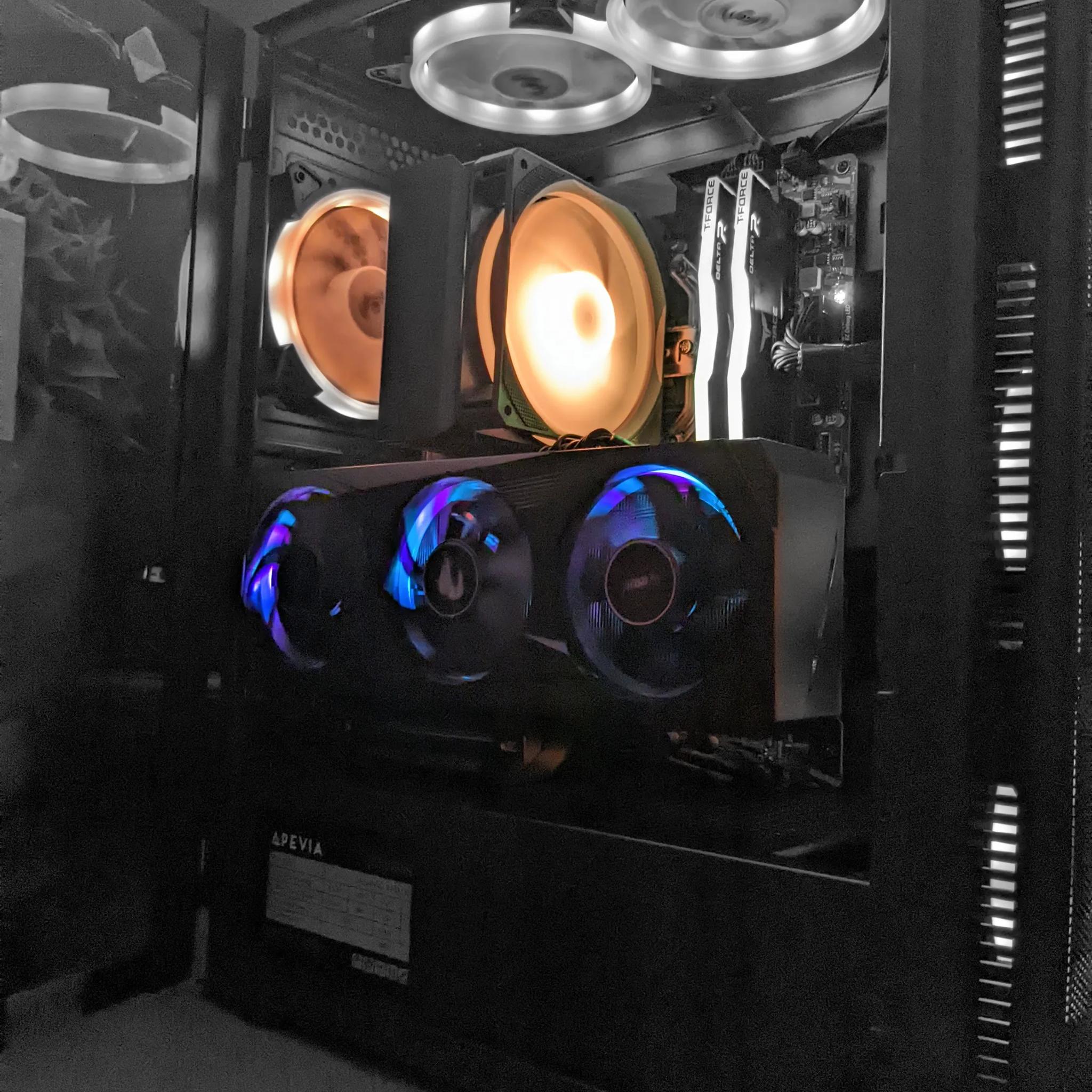 ⚫️Nightshade| RTX 3060TI | Ryzen 5@4GHz| 32GB DDR4 RAM| 1TB NVMe SSD| Windows 11