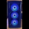 LIKE NEW! Antec FLUX PC Chassis - Black + Upgraded RGB Fans