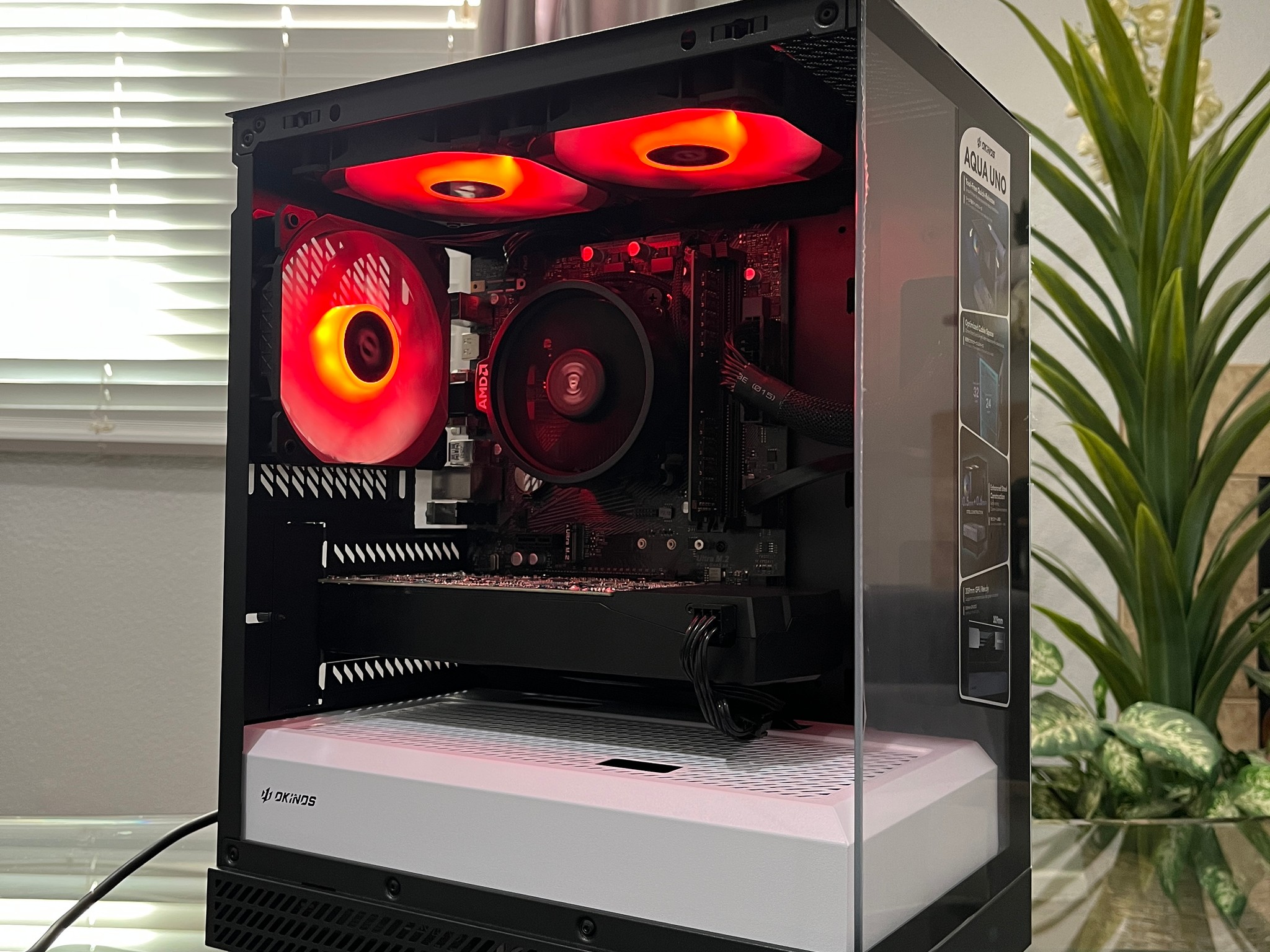 GTX 1060 6GB, Ryzen 7 1700, 8GB RAM | Black RGB Gaming Computer/PC