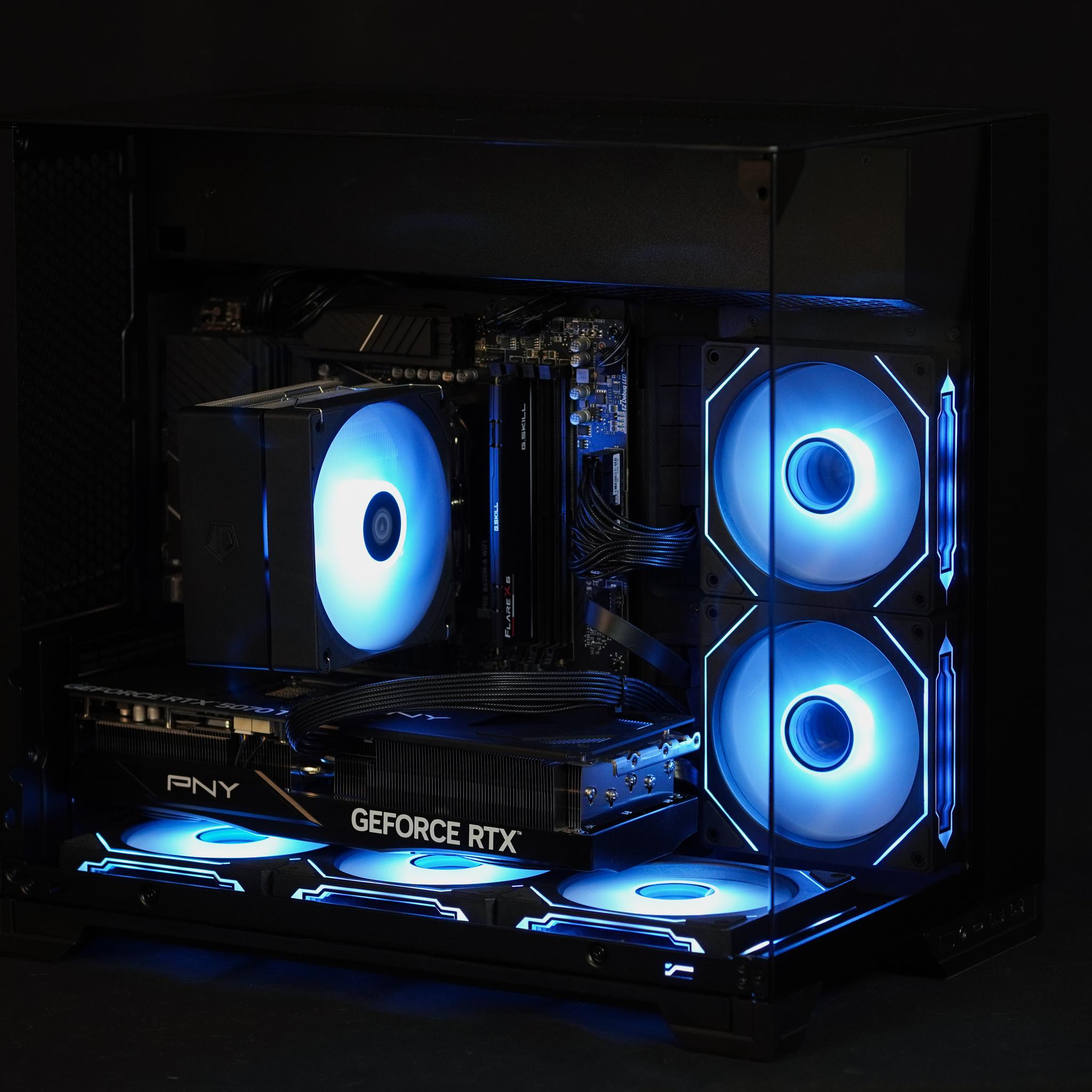 EXT Vision 70X Pro (V3) - Ryzen 7 8700F, RTX 5070 Ti 16GB, 32GB DDR5 Ram, 1TB SSD Gaming PC