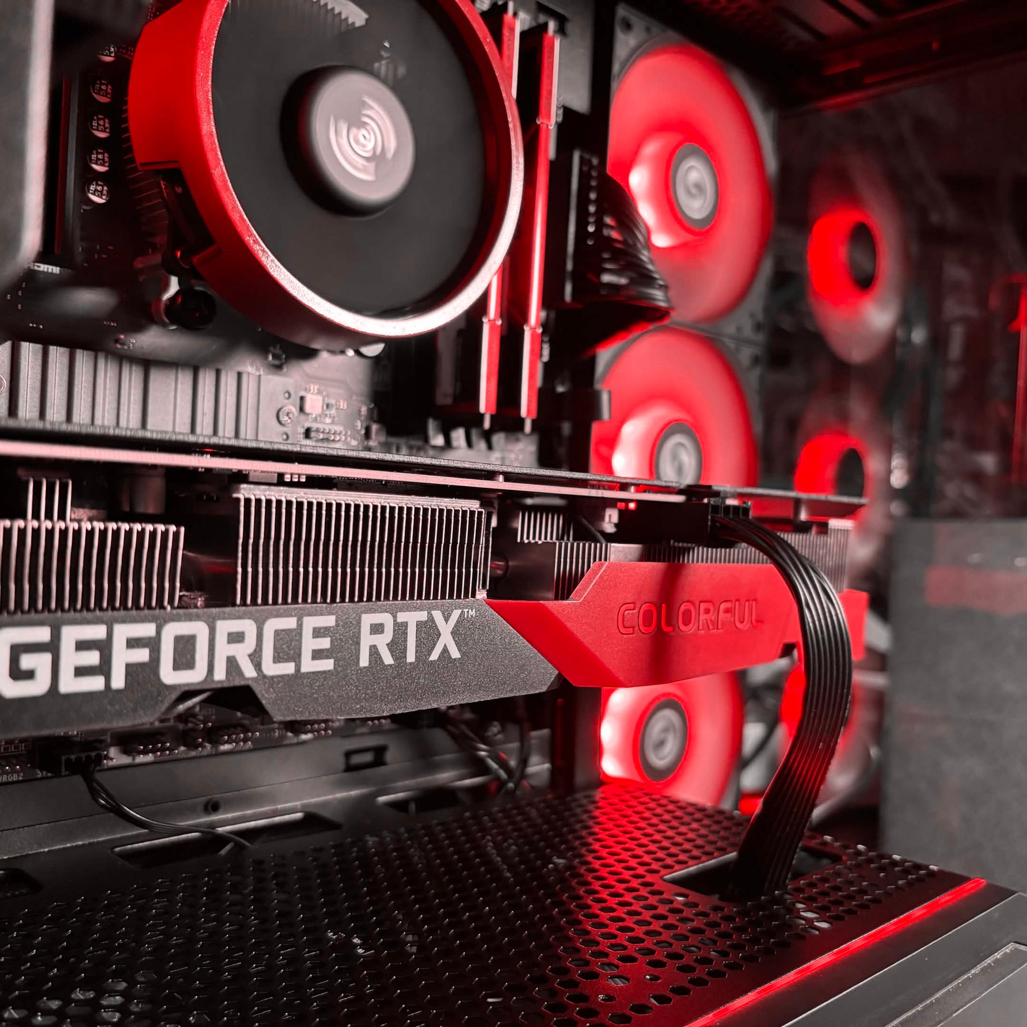 ARES V0 🔴⚫ | Ryzen 5500 | 3060 Ti | 1 TB NVME | 2 TB Sata SSD | 16 GB DDR4