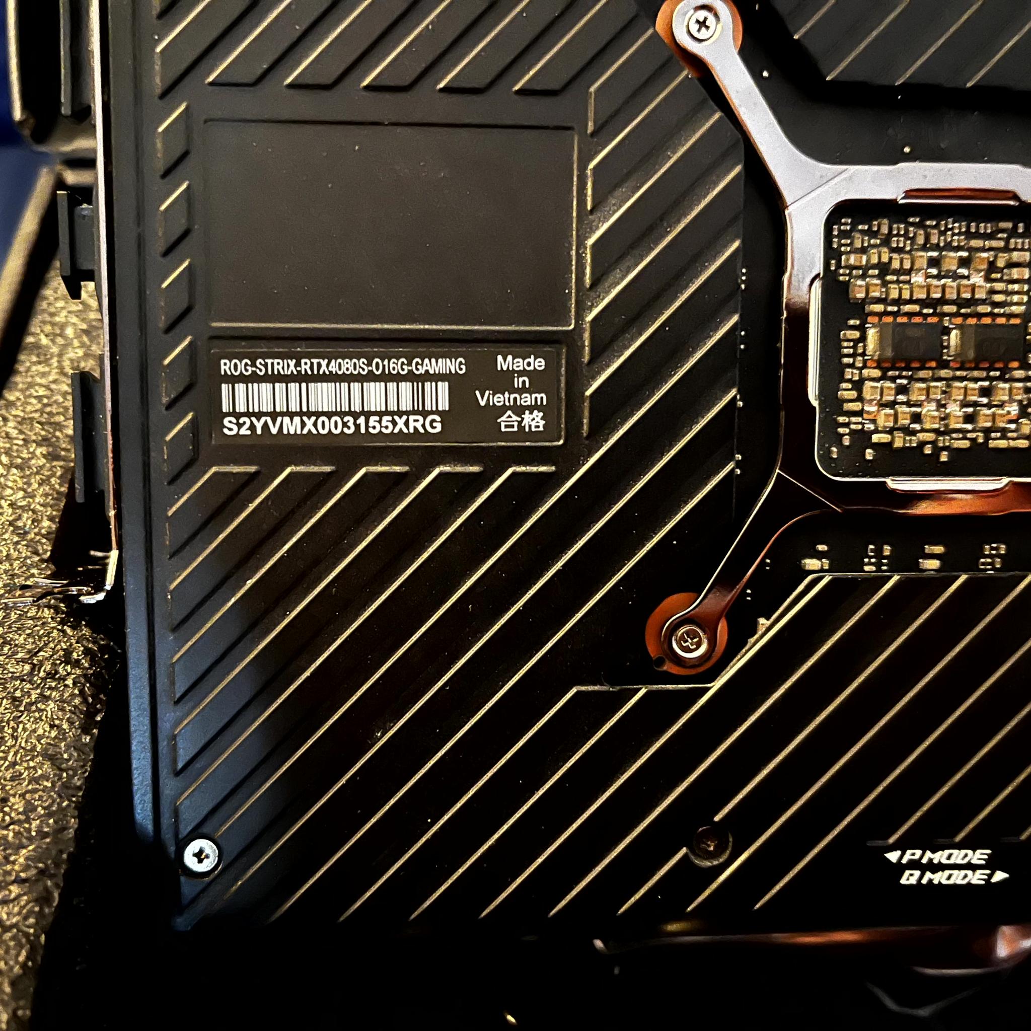RTX™ 4080 SUPER OC Edition 16GB - (ROG Strix GeForce RTX™ 4080 SUPER 16GB GDDR6X OC Edition)