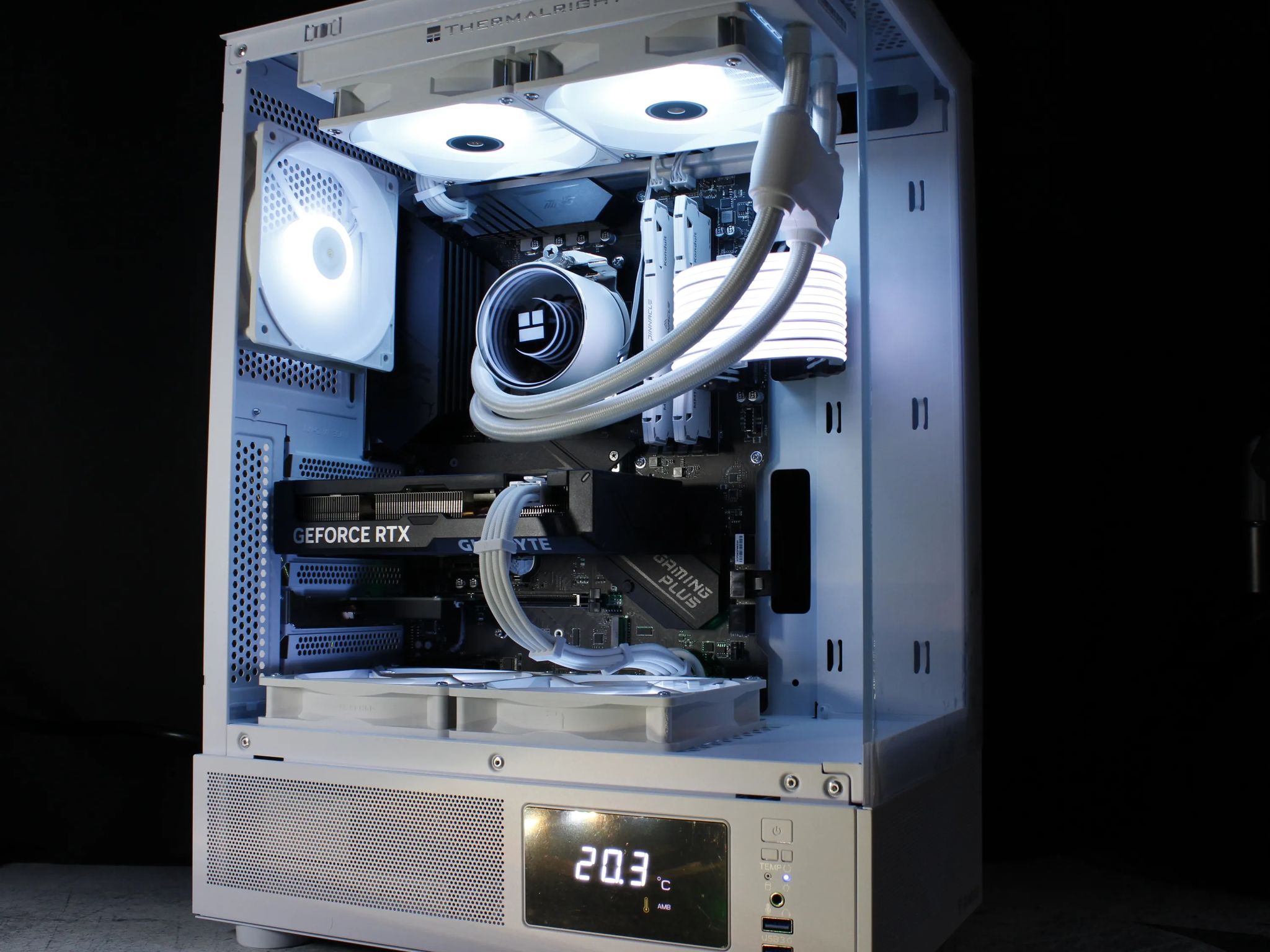 🤍White Gaming PC |RTX 4060 TI|Ryzen 7|1TB SSD|