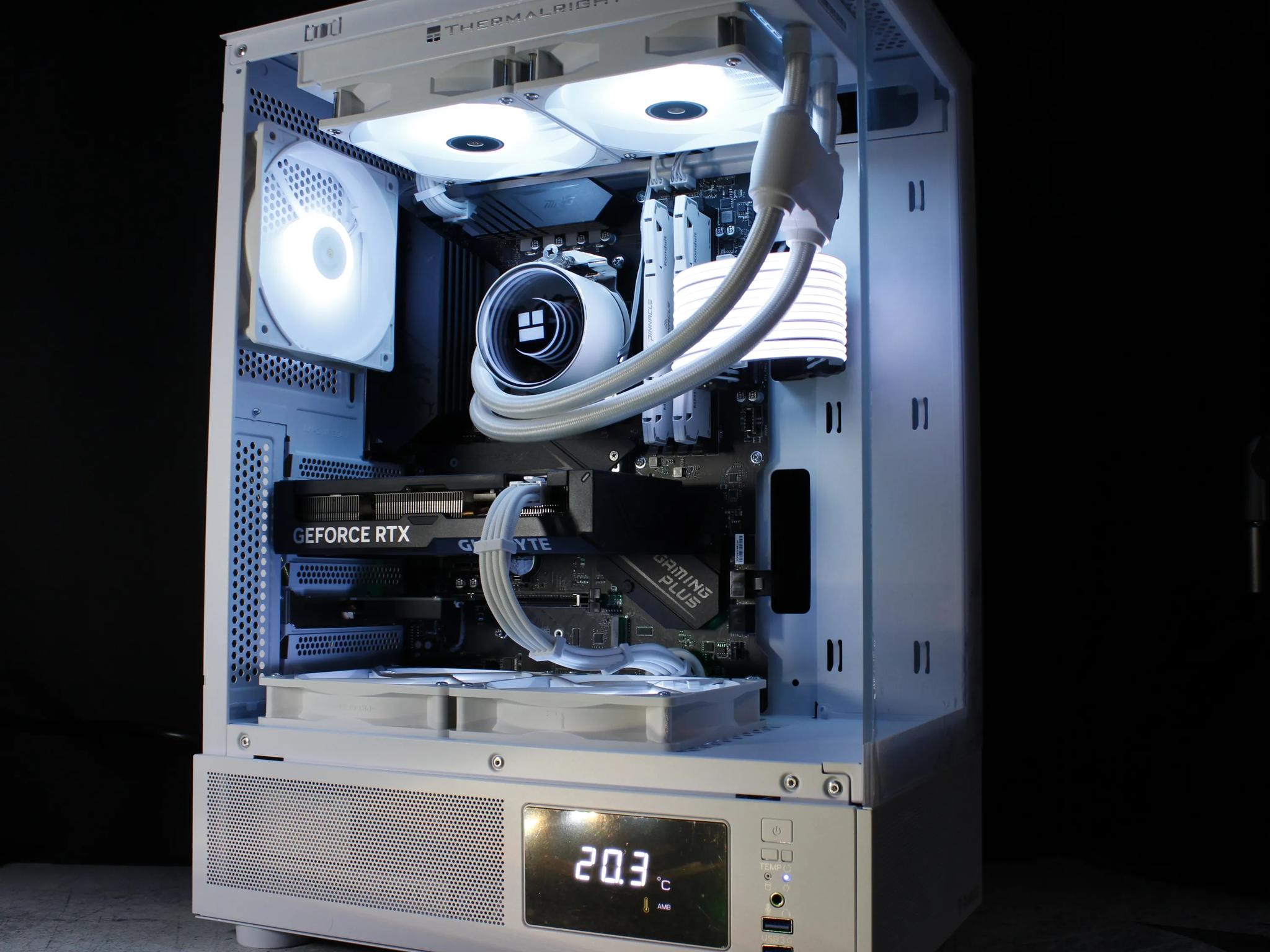🤍White Gaming PC |RTX 4060 TI|Ryzen 7|1TB SSD|
