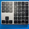 Kisnt KN300BT Wireless Bluetooth Portable Standalone Keypad Black Silver QWERTY