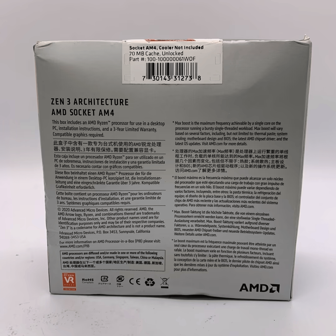 Brand new Ryzen 9 5900x Processor / CPU