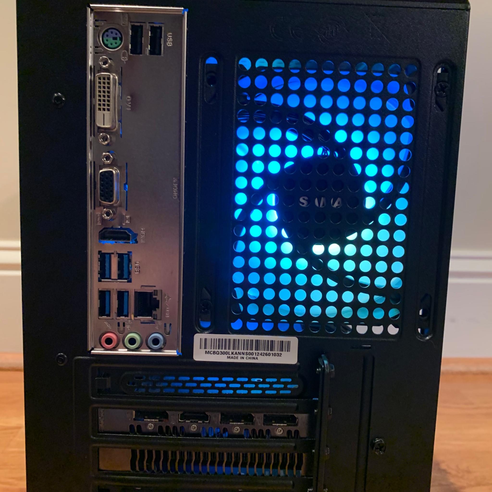 RX 5700 XT RYZEN 5 3600 CUSTOM RGB GAMING PC 16GB RAM 500GB M.2 NVMe SSD WINDOWS 10 INSTALLED