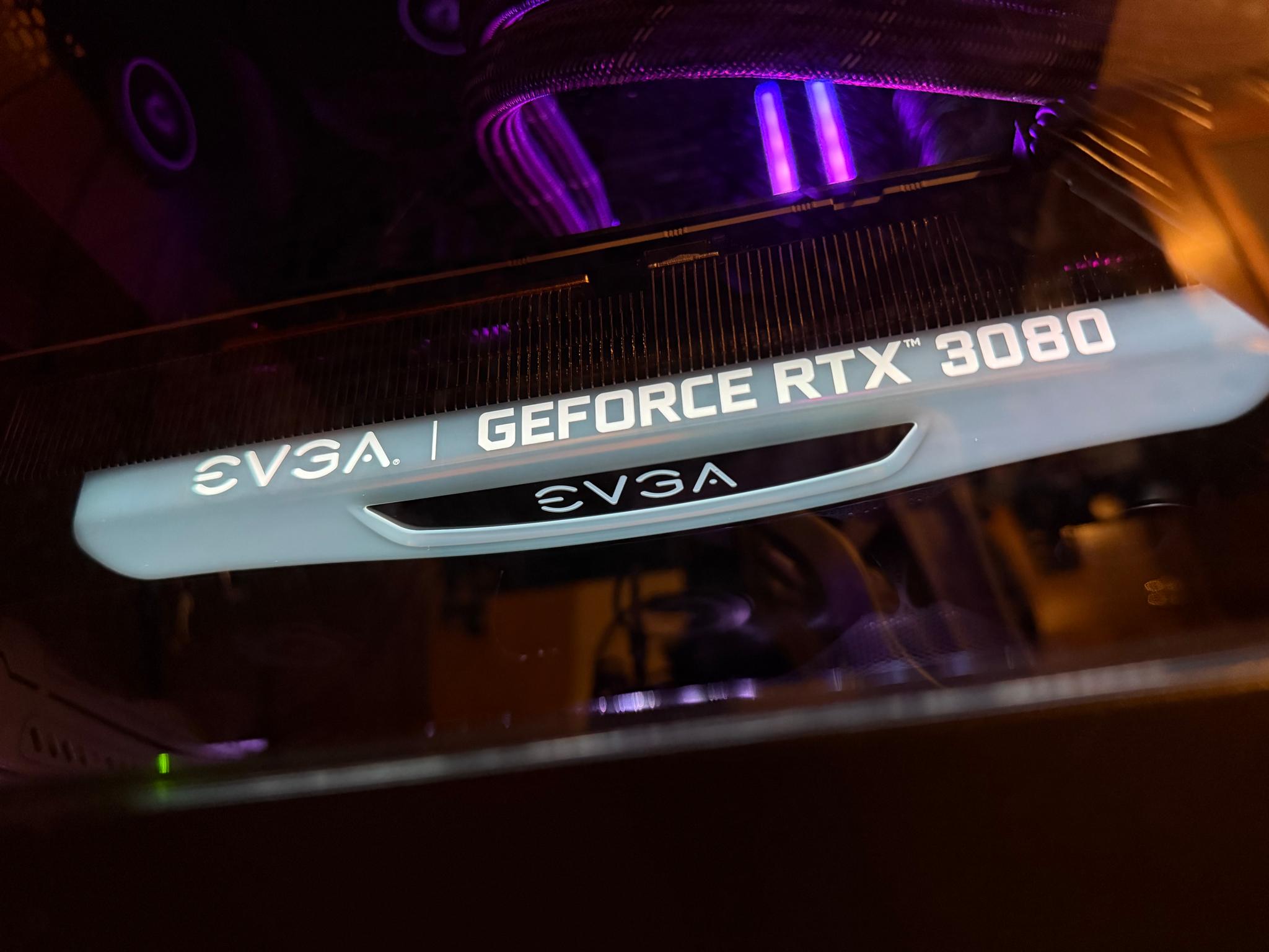 Like new EVGA 3080 FTW3 Ultra 12gb w/ original box and packaging