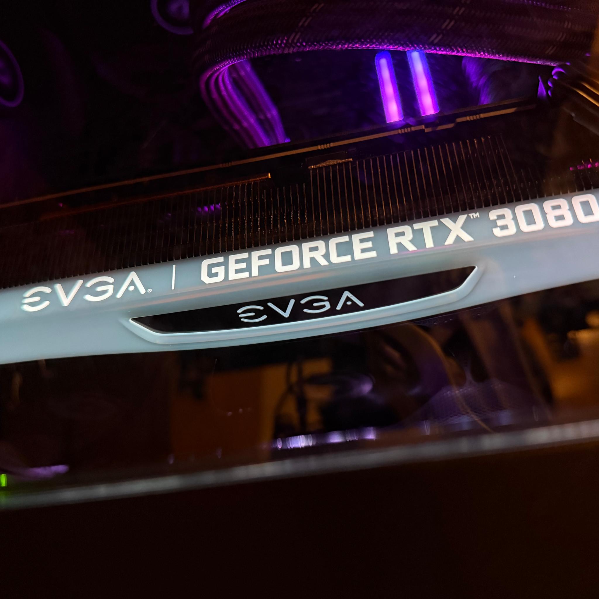 Like new EVGA 3080 FTW3 Ultra 12gb w/ original box and packaging