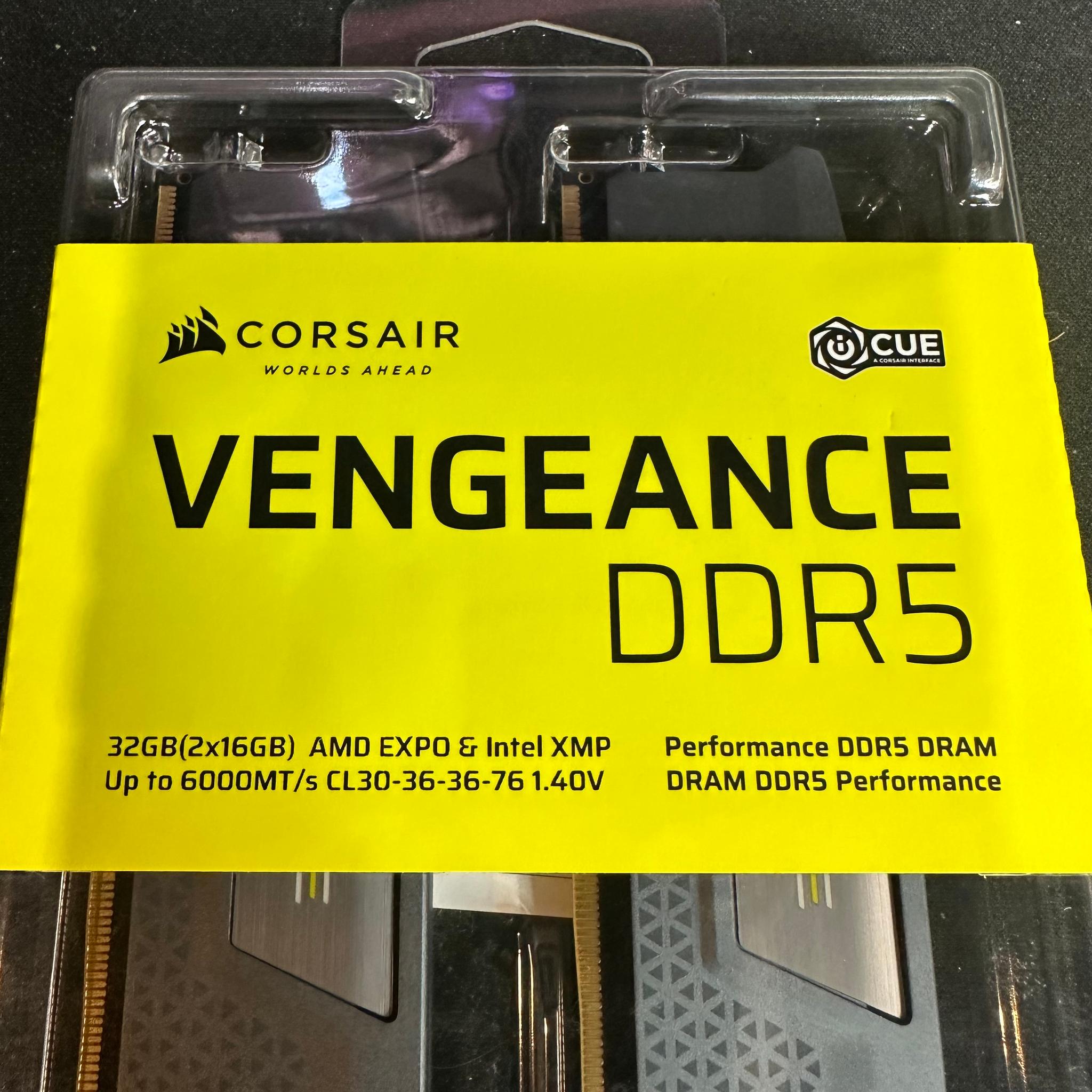 Vengeance DDR5 6000MT/s CL30-36-36-76 1.40v