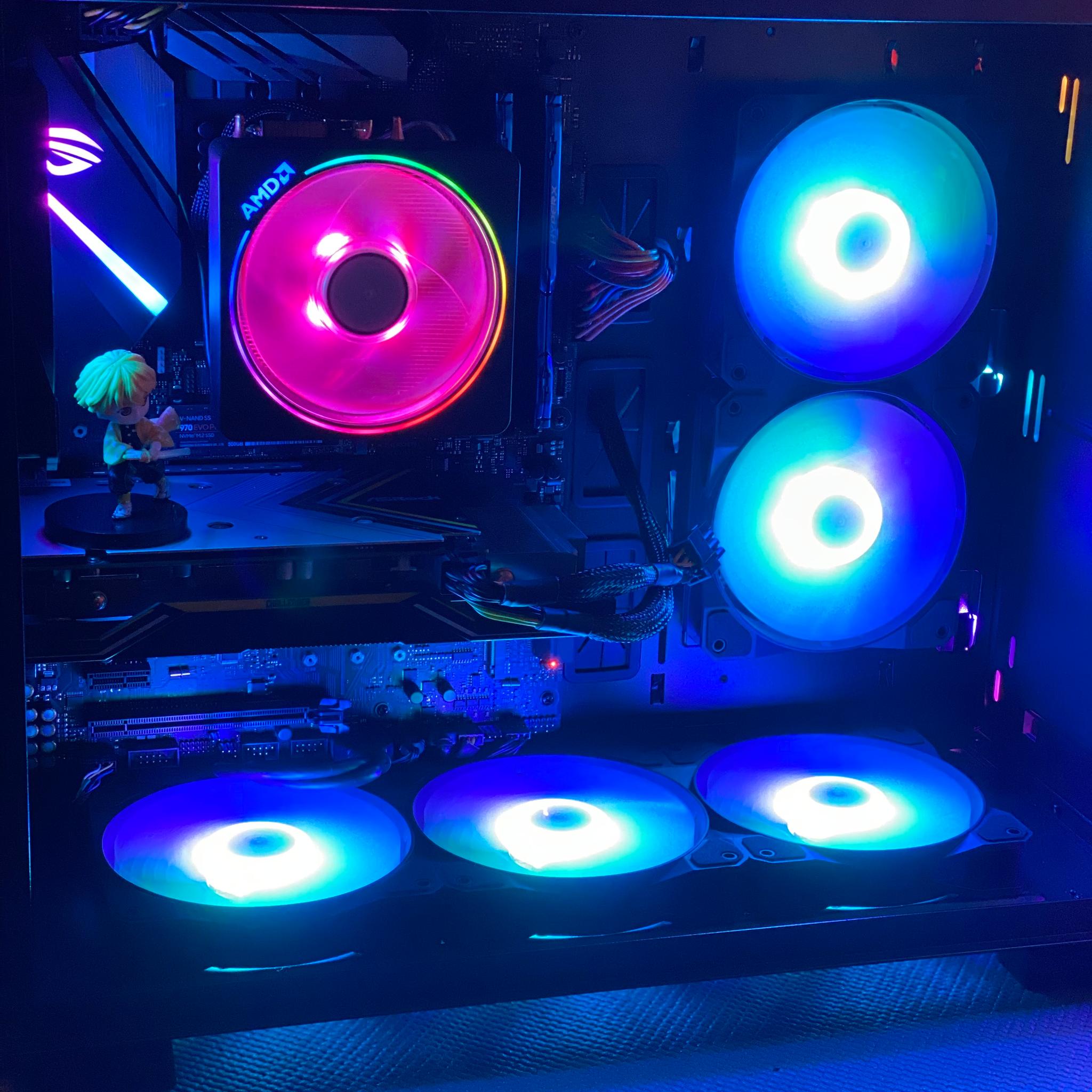 Shinjuku 新宿Lights | Ryzen 5| RX5500XT| 500GB 970EVO Samsung SSD| 16GB VENGEANCE DDR4| Windows 11 Pro