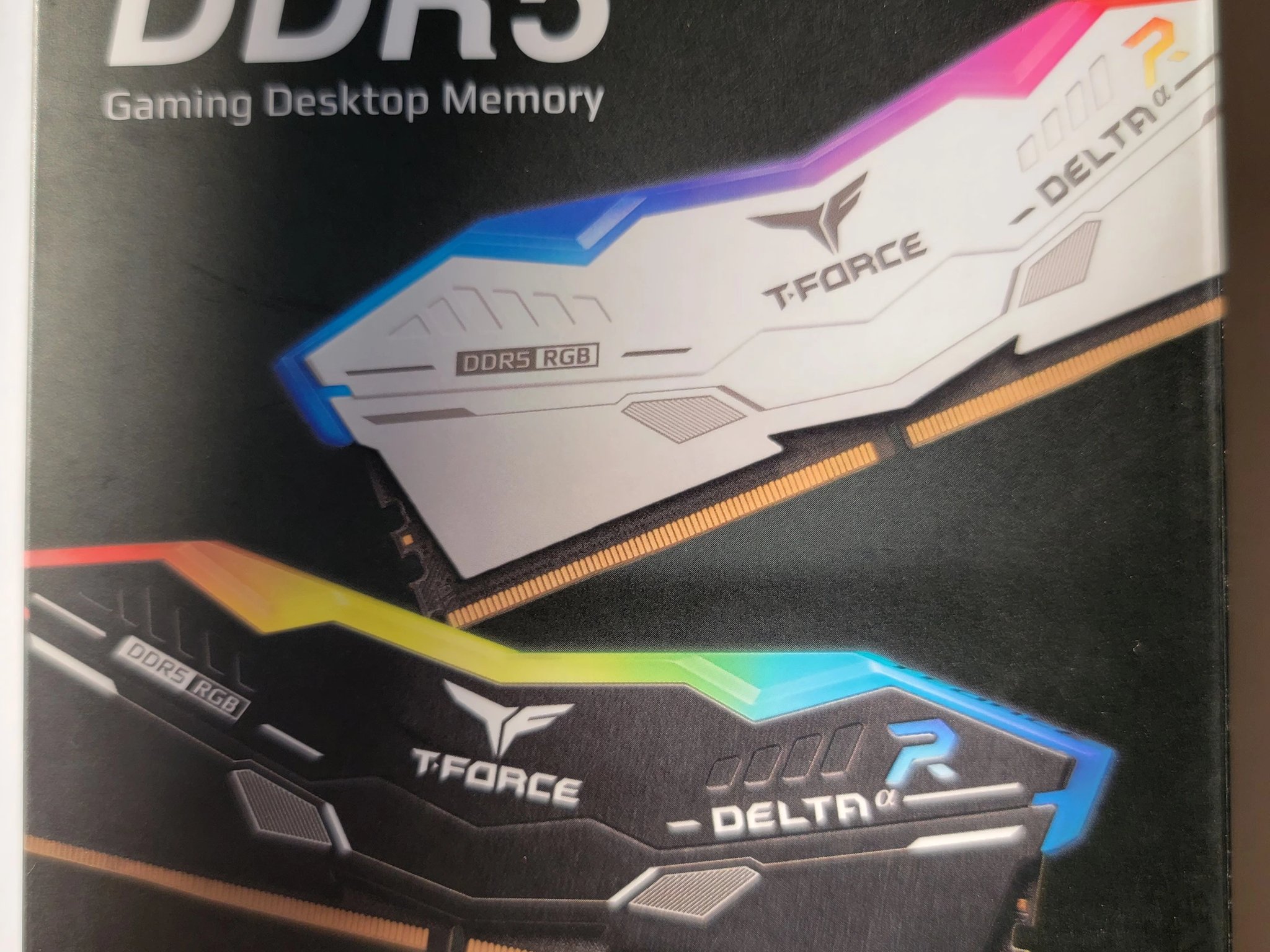 Team T-Force Delta AMD EXPO RGB 32GB (2 x 16GB) DDR5 6000Mhz CL38-38-38-78 Brand New
