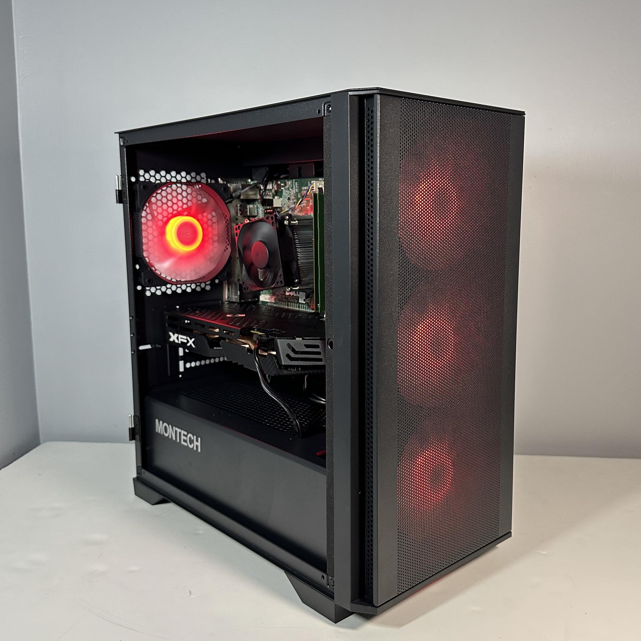 Intel i7 4790/AMD RX 580 8GB Custom RGB Gaming PC BundleW/Keyboard/Mouse/Headset & Mic