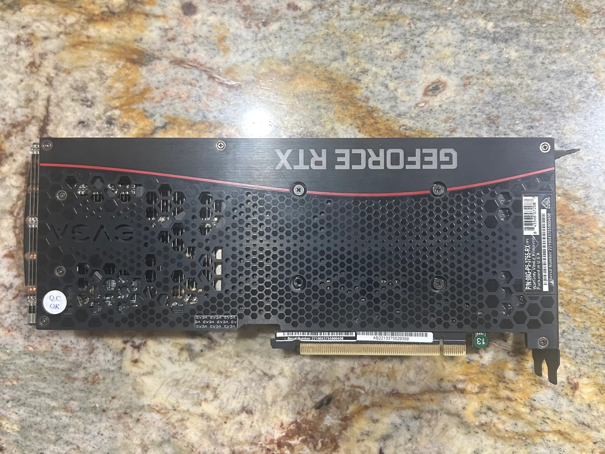 EVGA XC3 RTX 3070 (Artifacts/Damaged)
