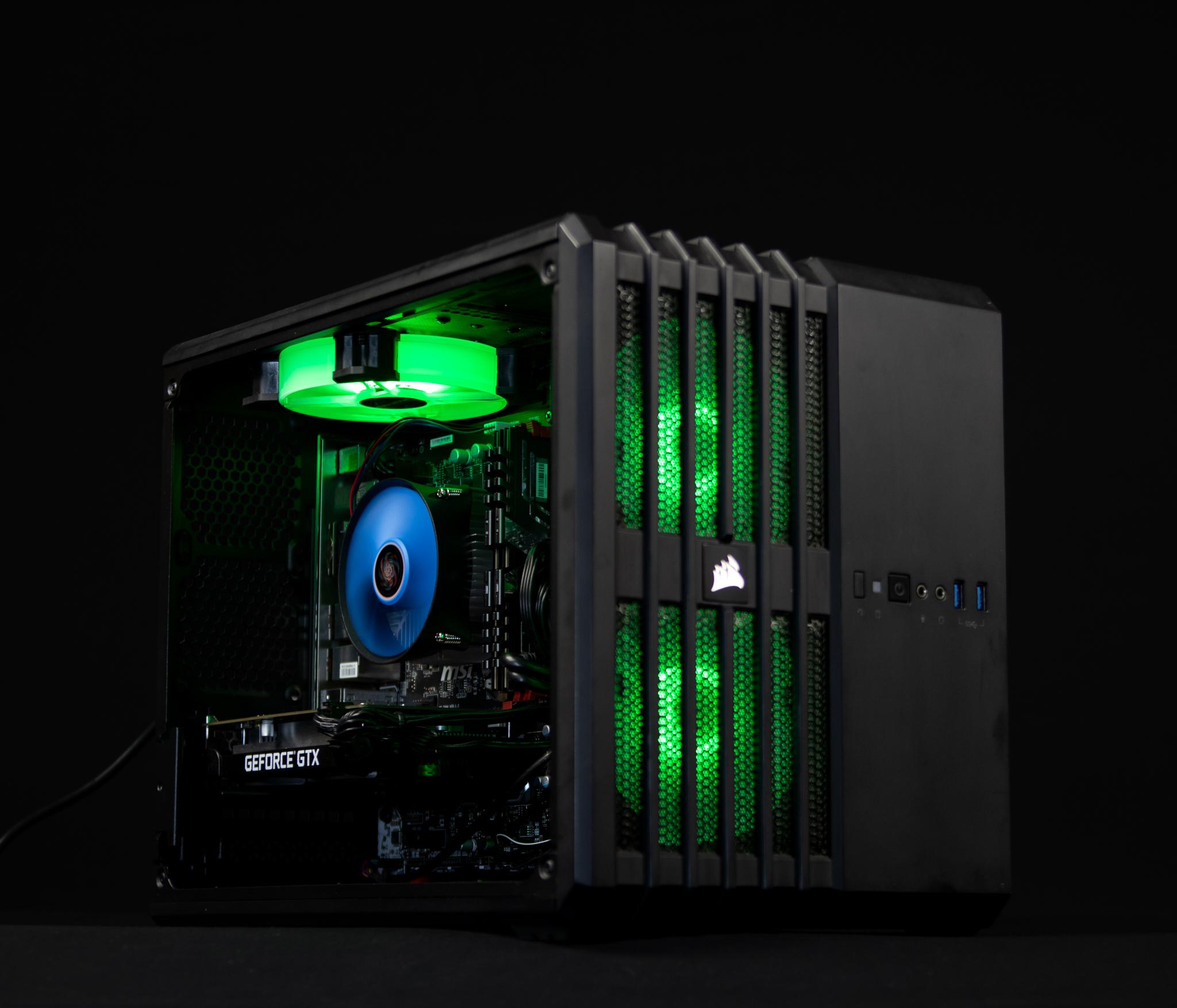 Rstart GTX 1650 Gaming PC Windows 10 Pro Intel i5 1500GB Desktop Power