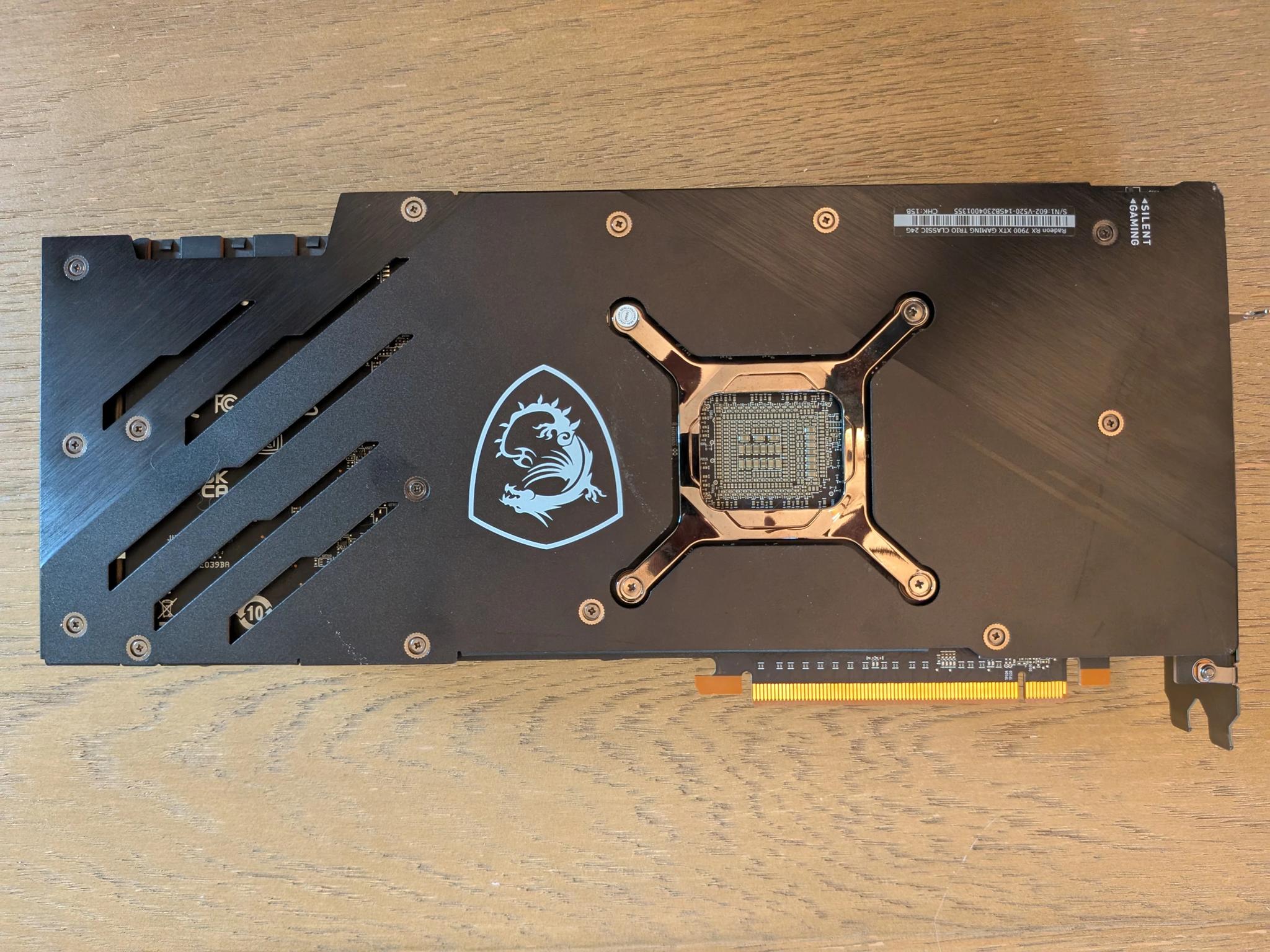AMD 7900 XTX MSI Gaming Trio