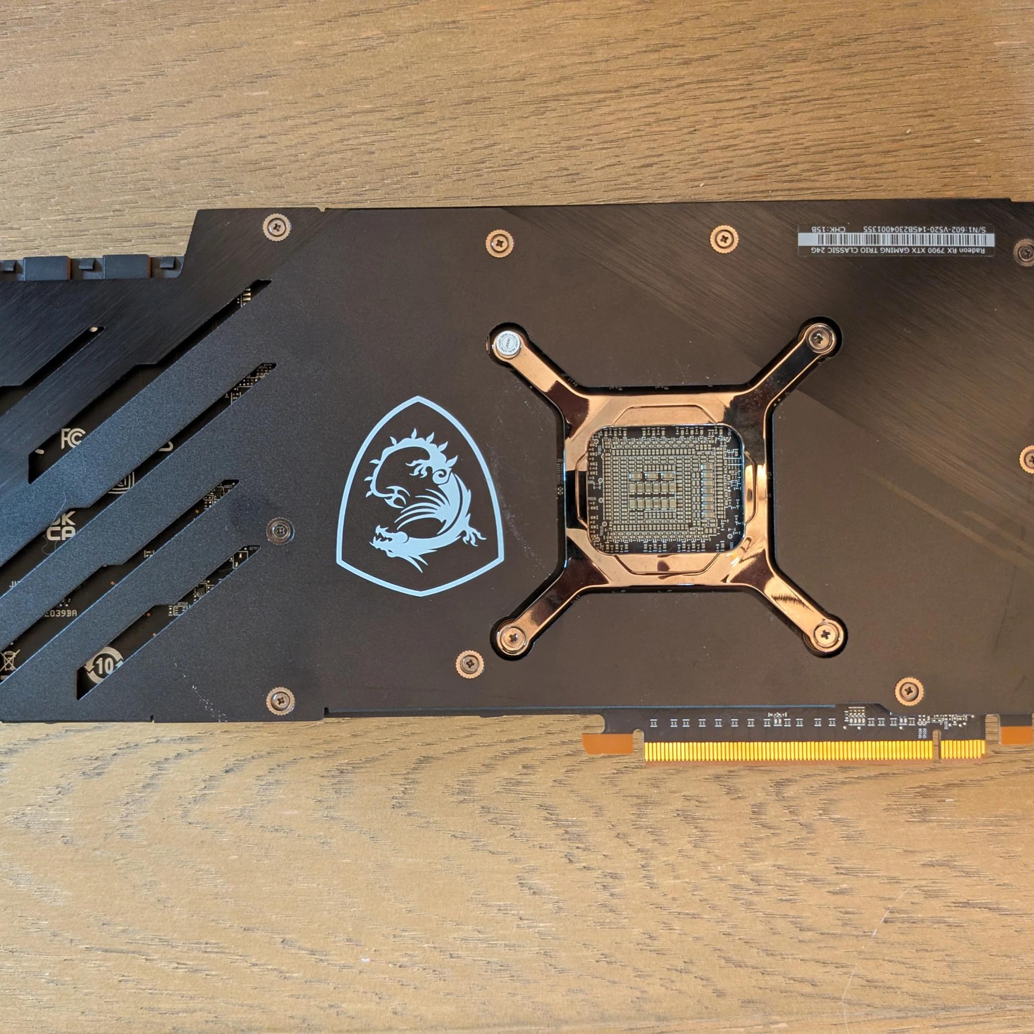 AMD 7900 XTX MSI Gaming Trio