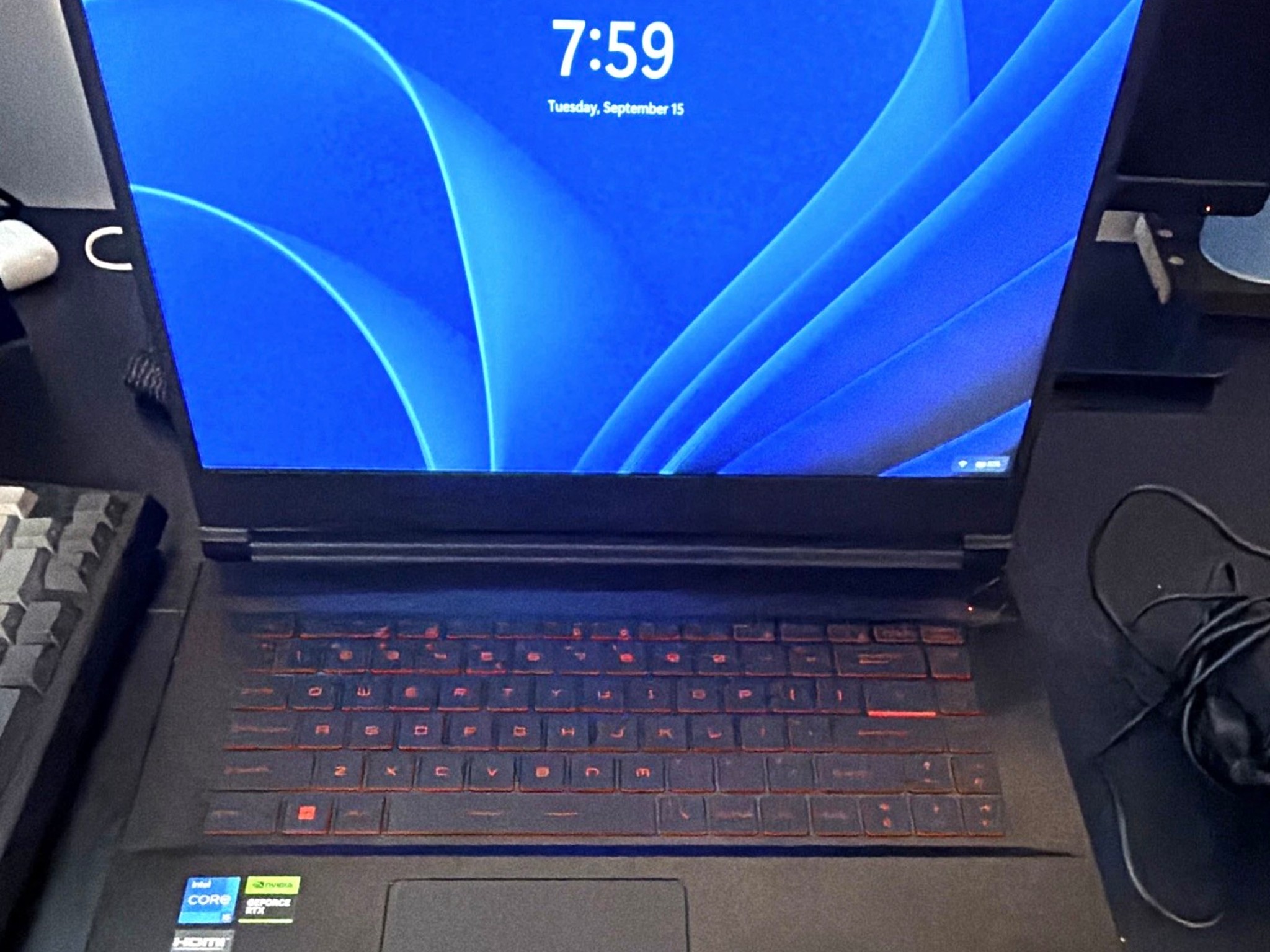 Msi Thin GF63 gaming laptop, upgraded with 16Gb Ram, 1Tb SSD, 144hz refresh rate