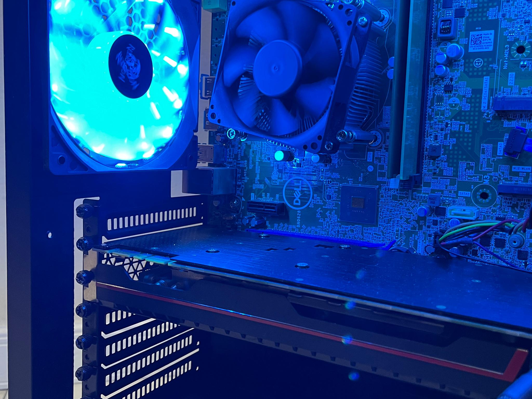 🟠🔥NVIDIA GTX 1080, Intel i3-9100, 12GB RAM, 500 GB SSD, High Performance RGB Gaming PC w/ Remote 🖥️🔵