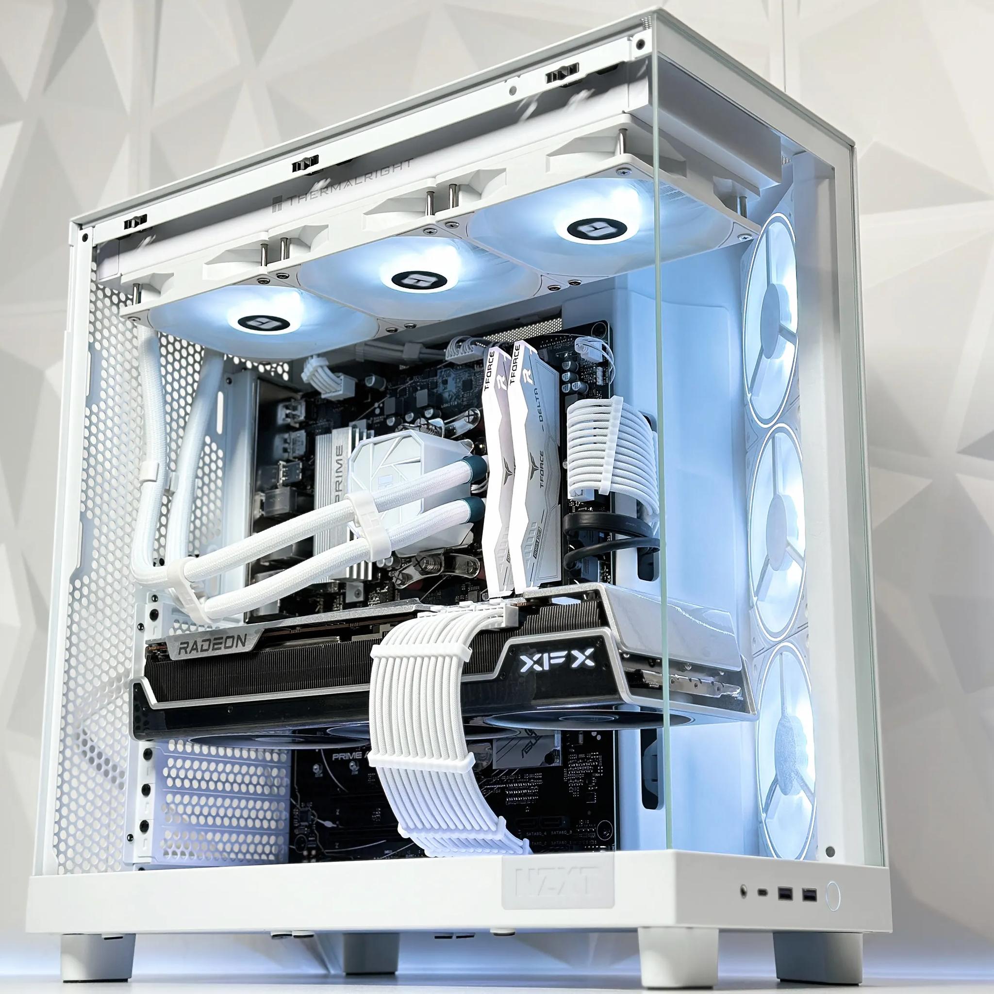 🛸👽🧊🥶Glacius|| Extreme Gaming PC🧊AMD RX 7900 XT 20GB🧊Ryzen 7 7700X🧊32GB DDR5🧊1TB NVME SSD