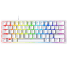 White Razer Huntsman Mini 60% Mechanical Keyboard 