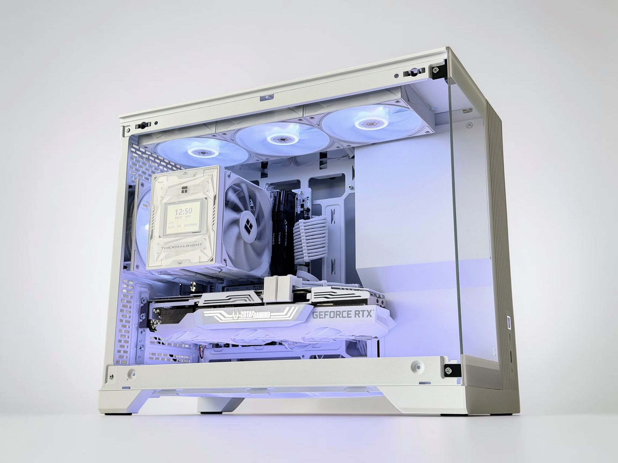 🤍 Gaming PC⚪Nvidia RTX 3080 10GB⚪AMD Ryzen 5 5600⚪ 32GB DDR4⚪ 1TB NVME
