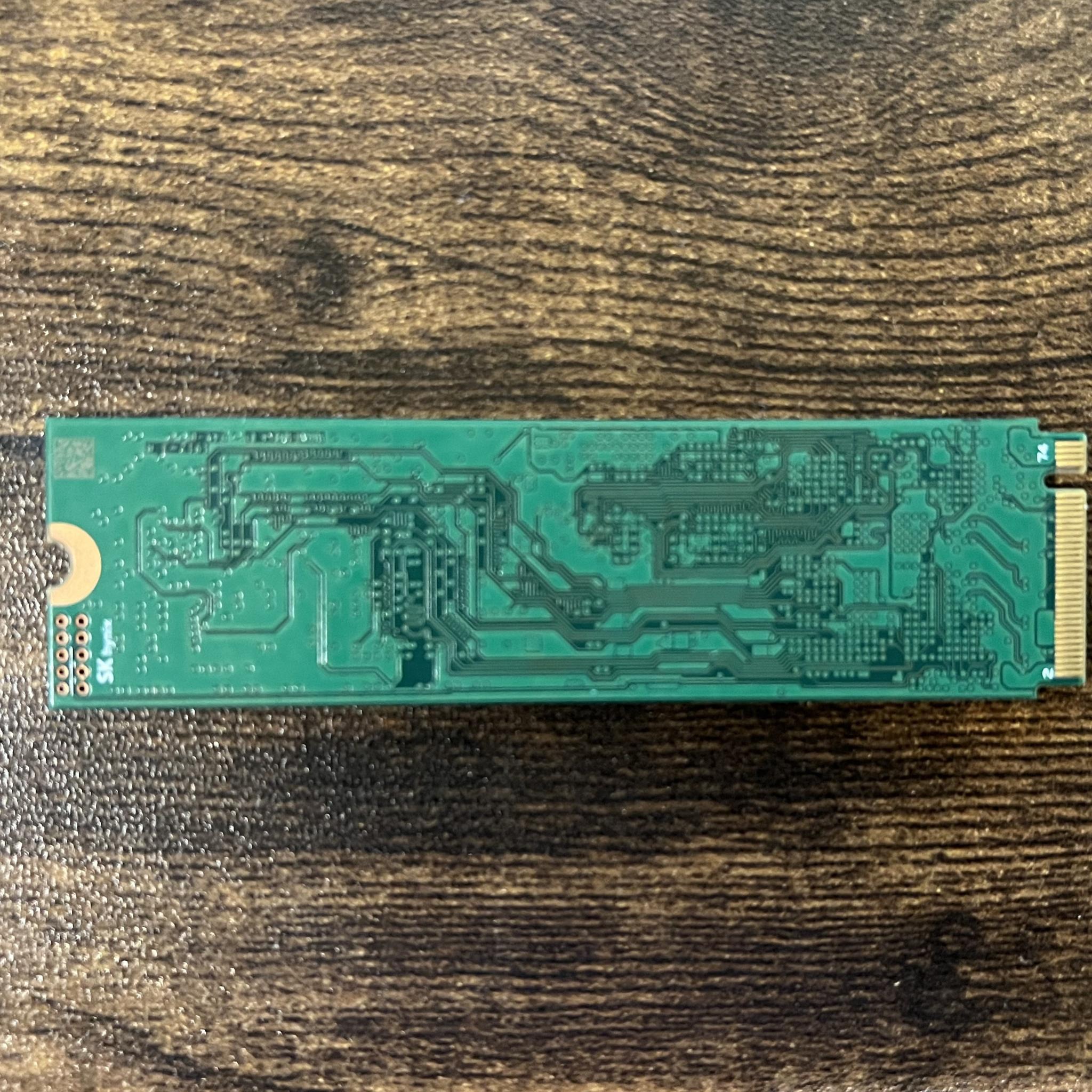 256GB PCIe Gen 3.0x4.0 M.2 NVMe SK Hynix PC601 with DRAM Cache - 100% Health