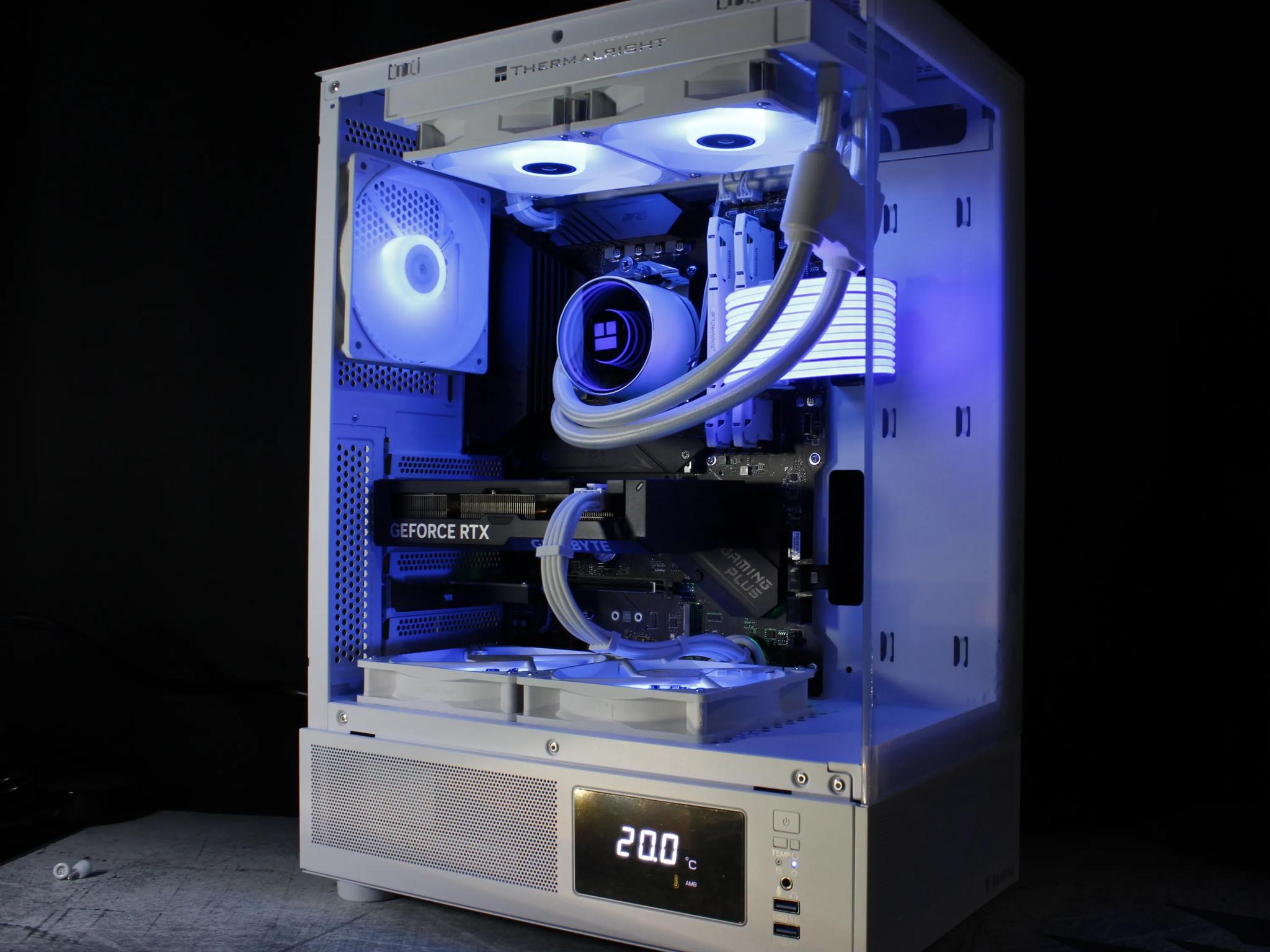 🤍White Gaming PC |RTX 4060 TI|Ryzen 7|1TB SSD|