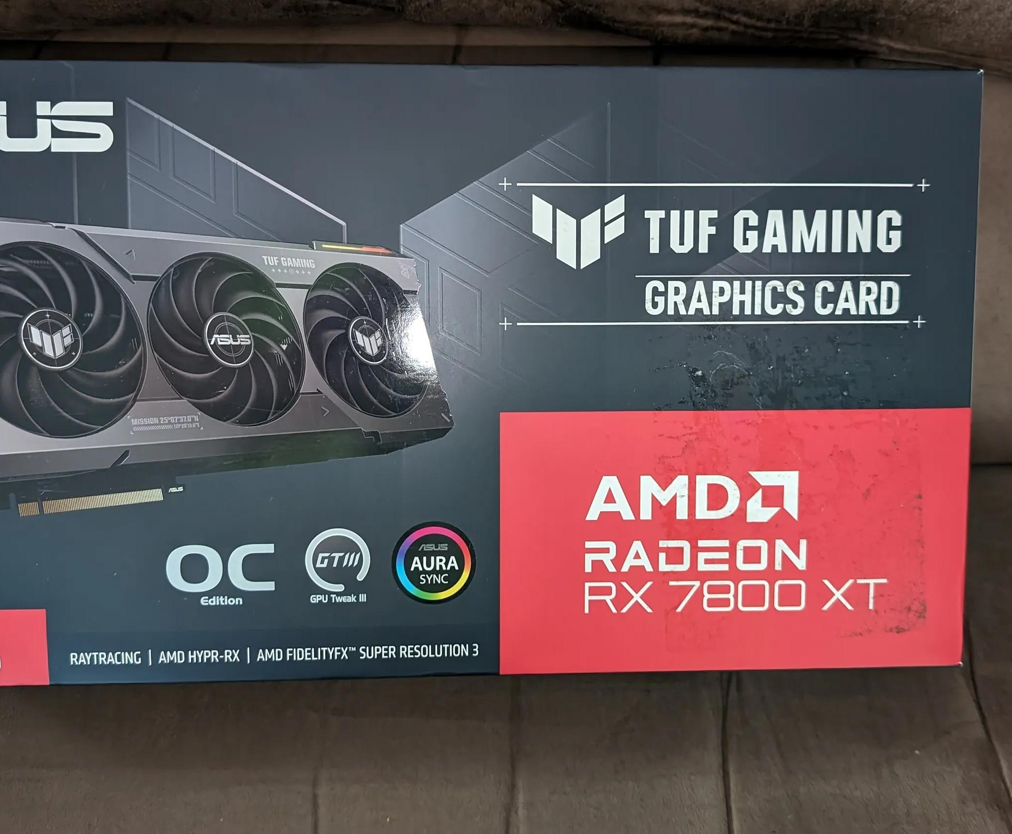 **5 days left until I return to Amazon** Asus TUF 7800 XT