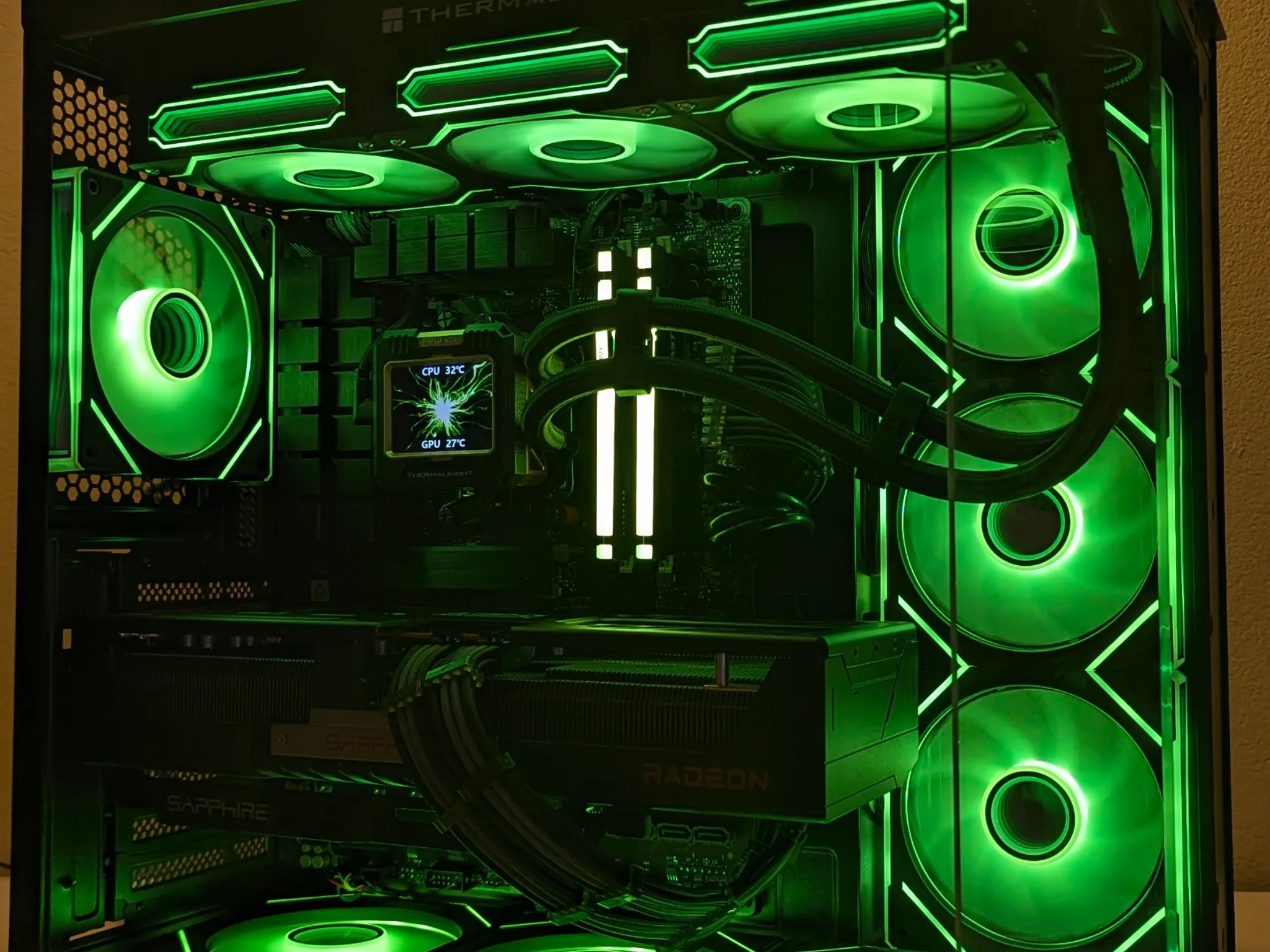 🔥 Ultimate Gaming PC - |RX 9070XT 16GB| RYZEN 7800X3D| 32GB DDR5 | 2TB SSD| 360MM AIO|