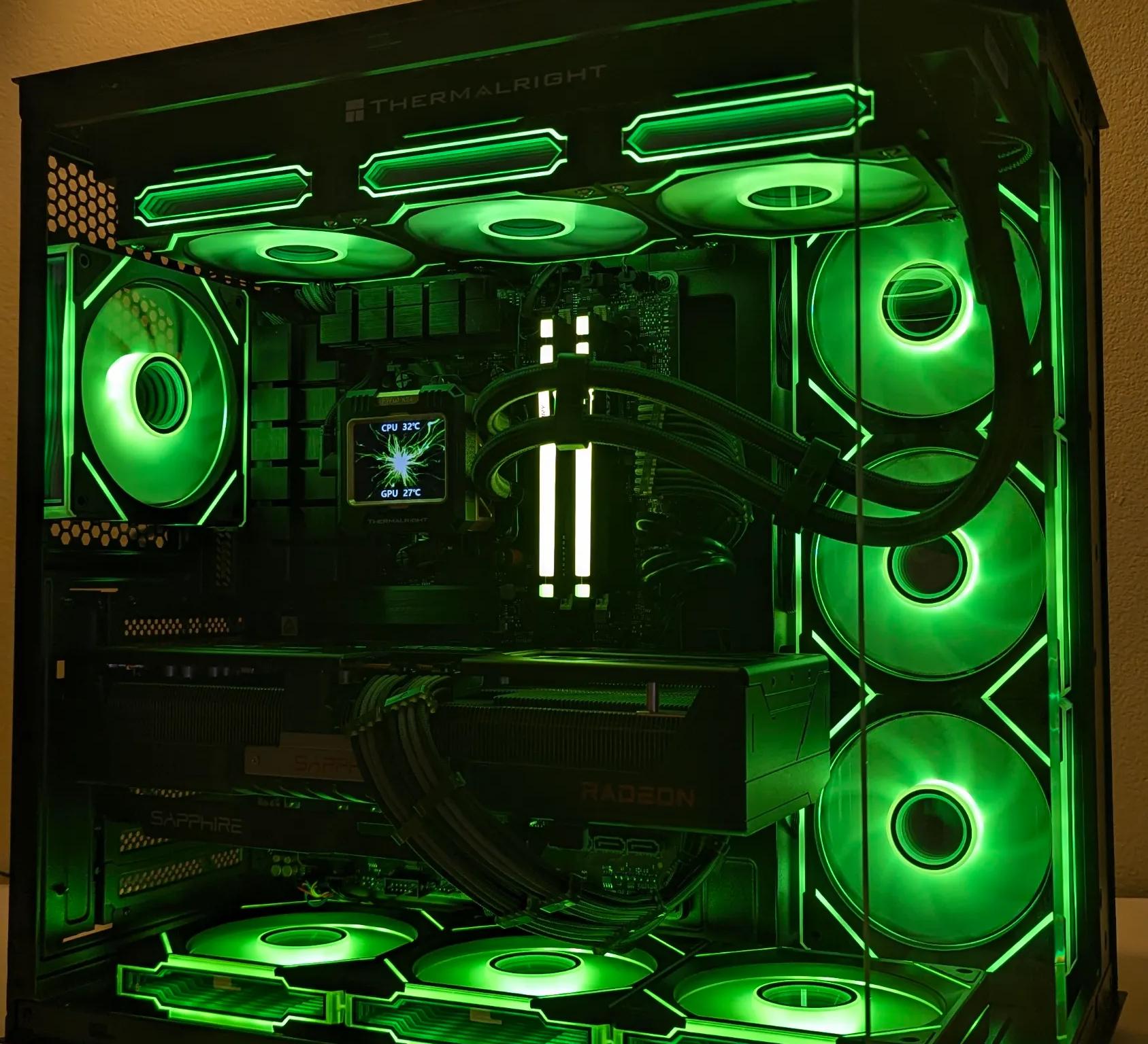 🔥 Ultimate Gaming PC - |RX 9070XT 16GB| RYZEN 7800X3D| 32GB DDR5 | 2TB SSD| 360MM AIO|