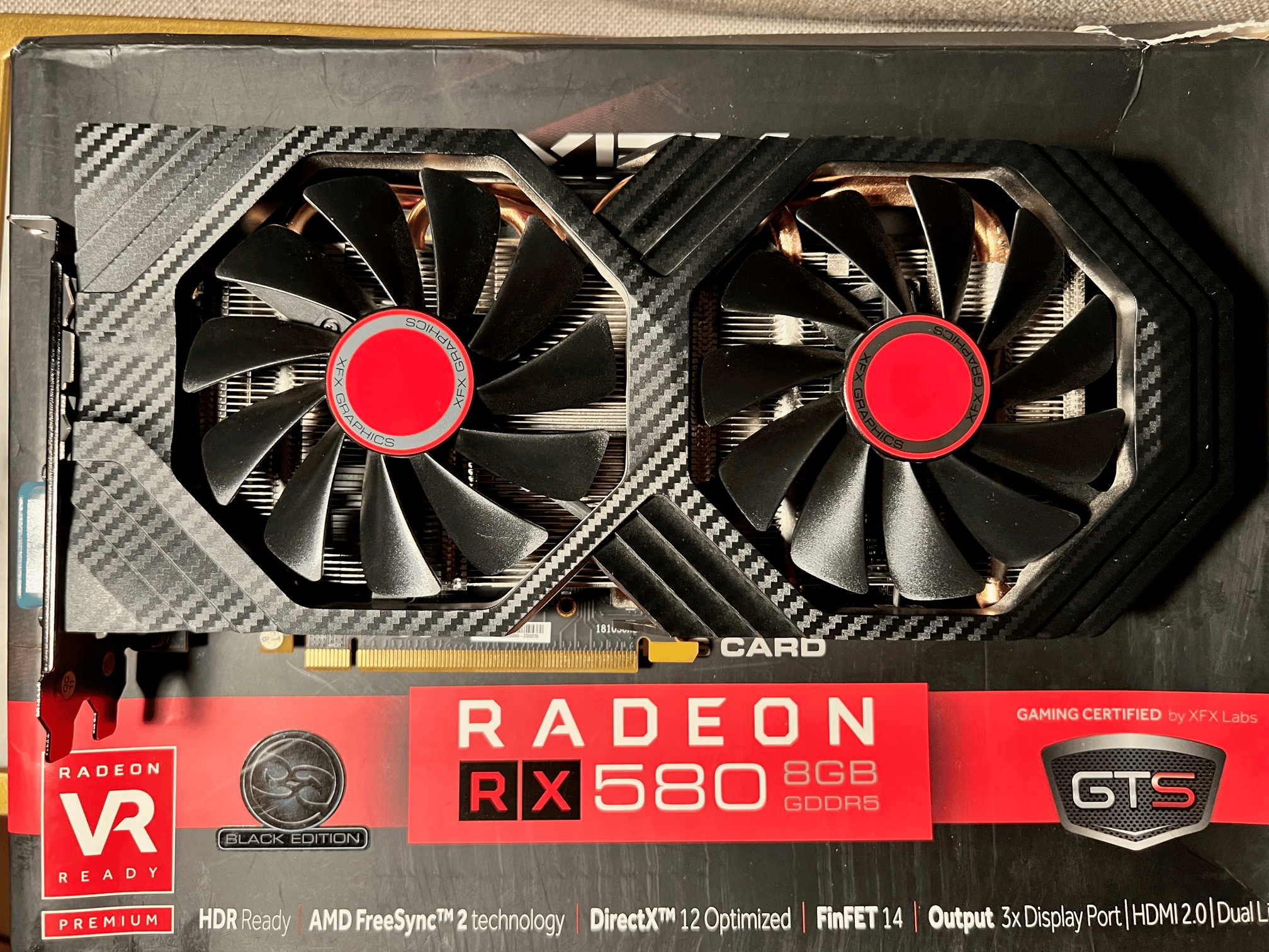 XFX Radeon RX 580 8GB DDR5 - Black
