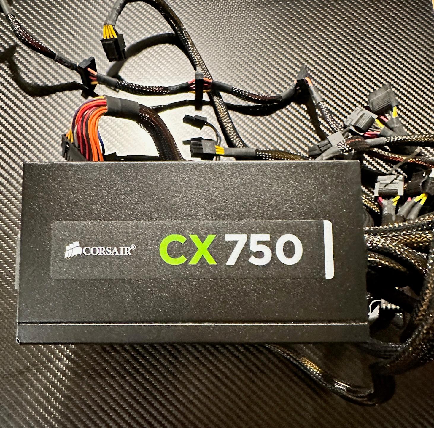 CORSAIR CX750 — 80 PLUS® Bronze - 750 Watt Power Supply - Non-Modular