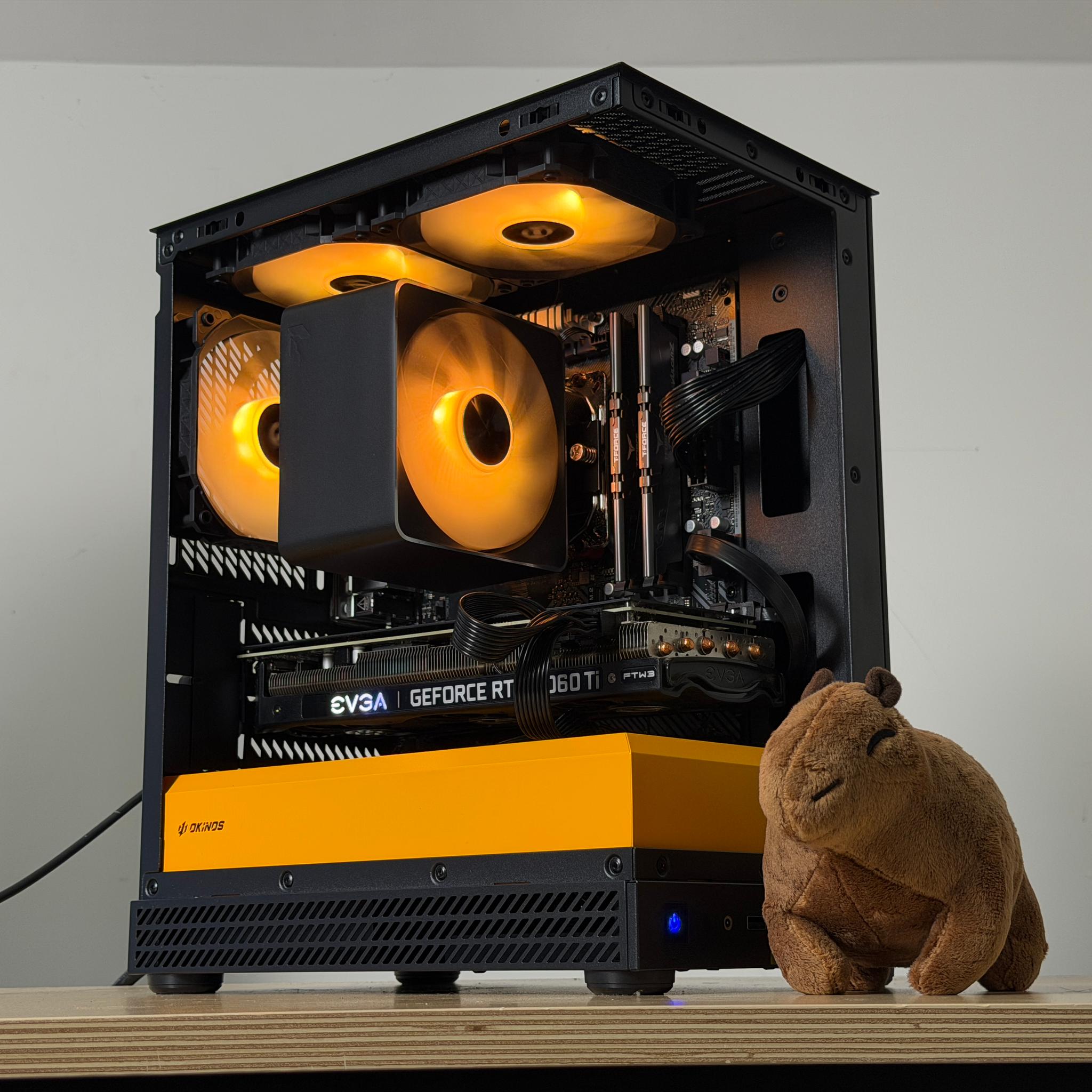 ⚫ Ryzen 5 5500 / RTX 3060 Ti 8GB / 1TB SSD / 16gb Ram / RGB 1080p Gaming PC ⚫