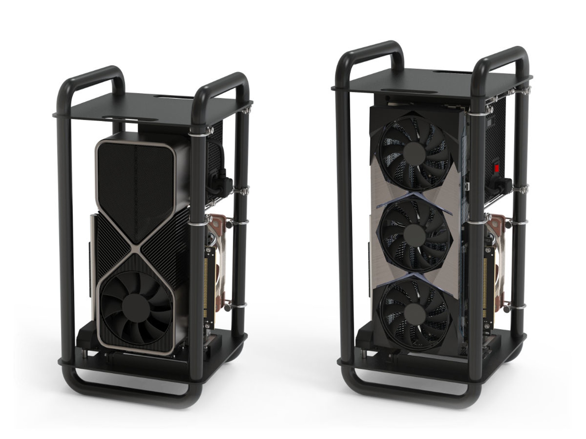 Streamcom DA6 ITX Open-Air PC Case