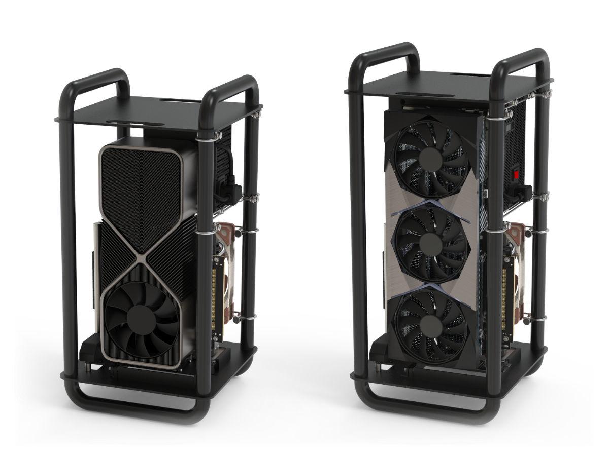 Streamcom DA6 ITX Open-Air PC Case