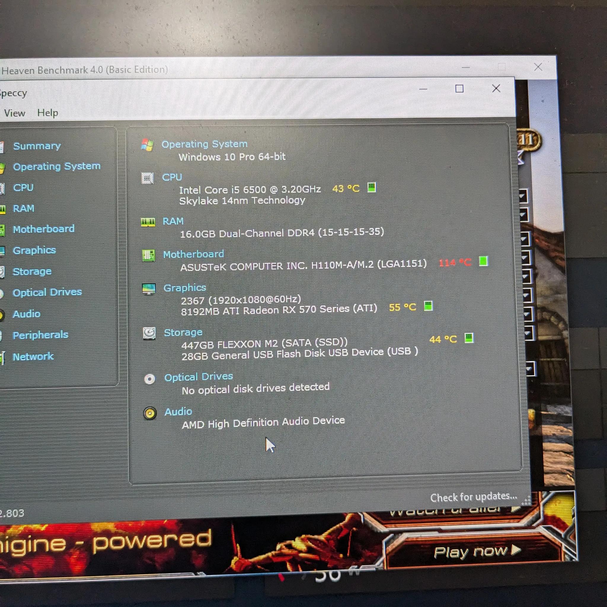 Simple and Small - i5-6500, RX 570 8GB, 16GB RAM, 480GB SSD, Win10