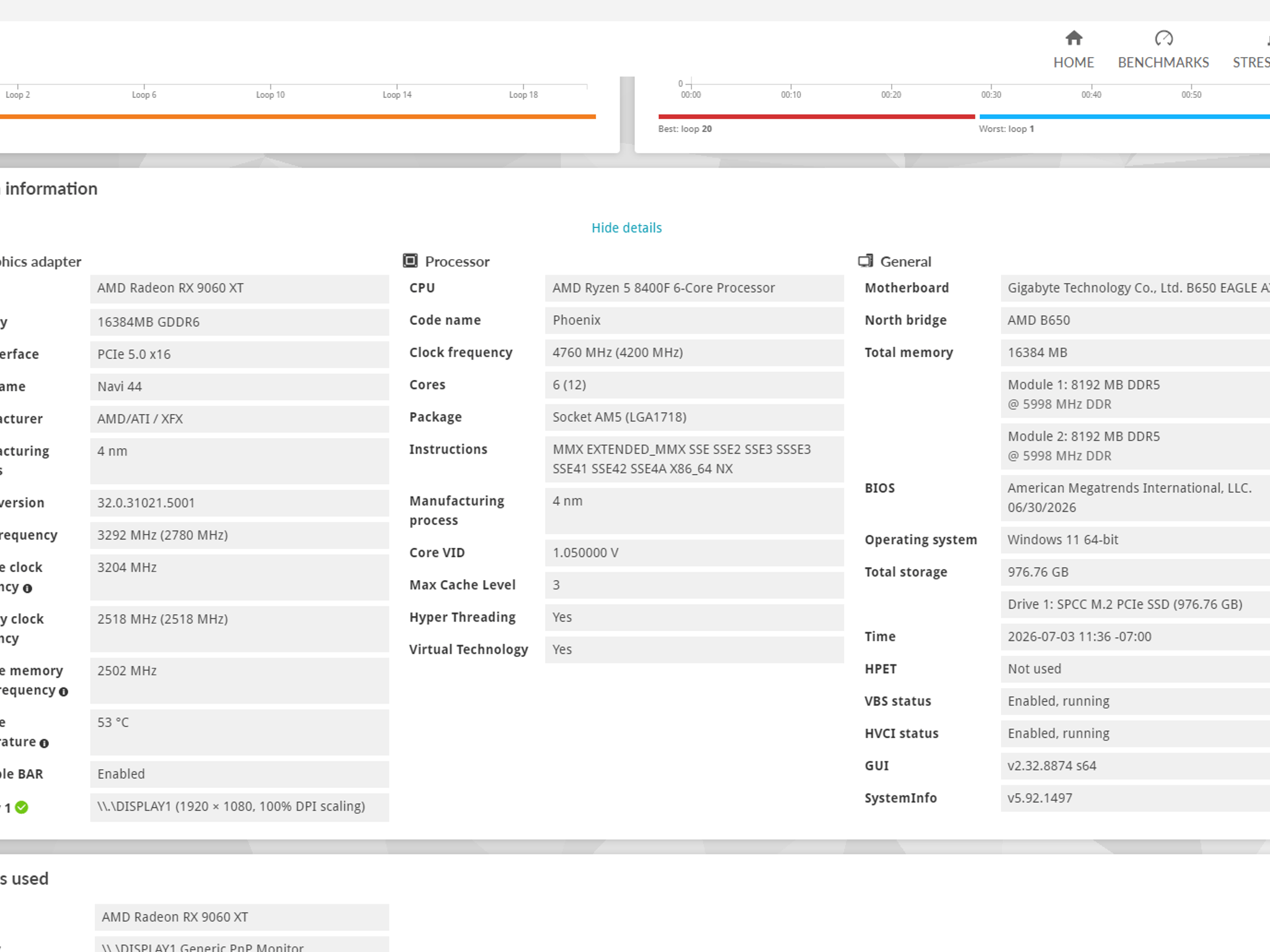 AM5 | Ryzen 5 8400F | RX 9060XT 16GB | 16GB 6000MT/s RAM | 1TB Storage
