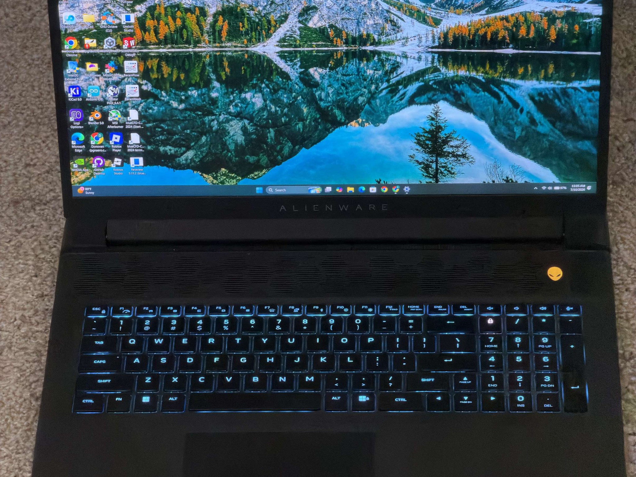 Alienware M18 R2 - 32GB DDR5 - Intel Core I9-14900HX - NVIDIA GeForce RTX 4090 16GB - 2TB SSD