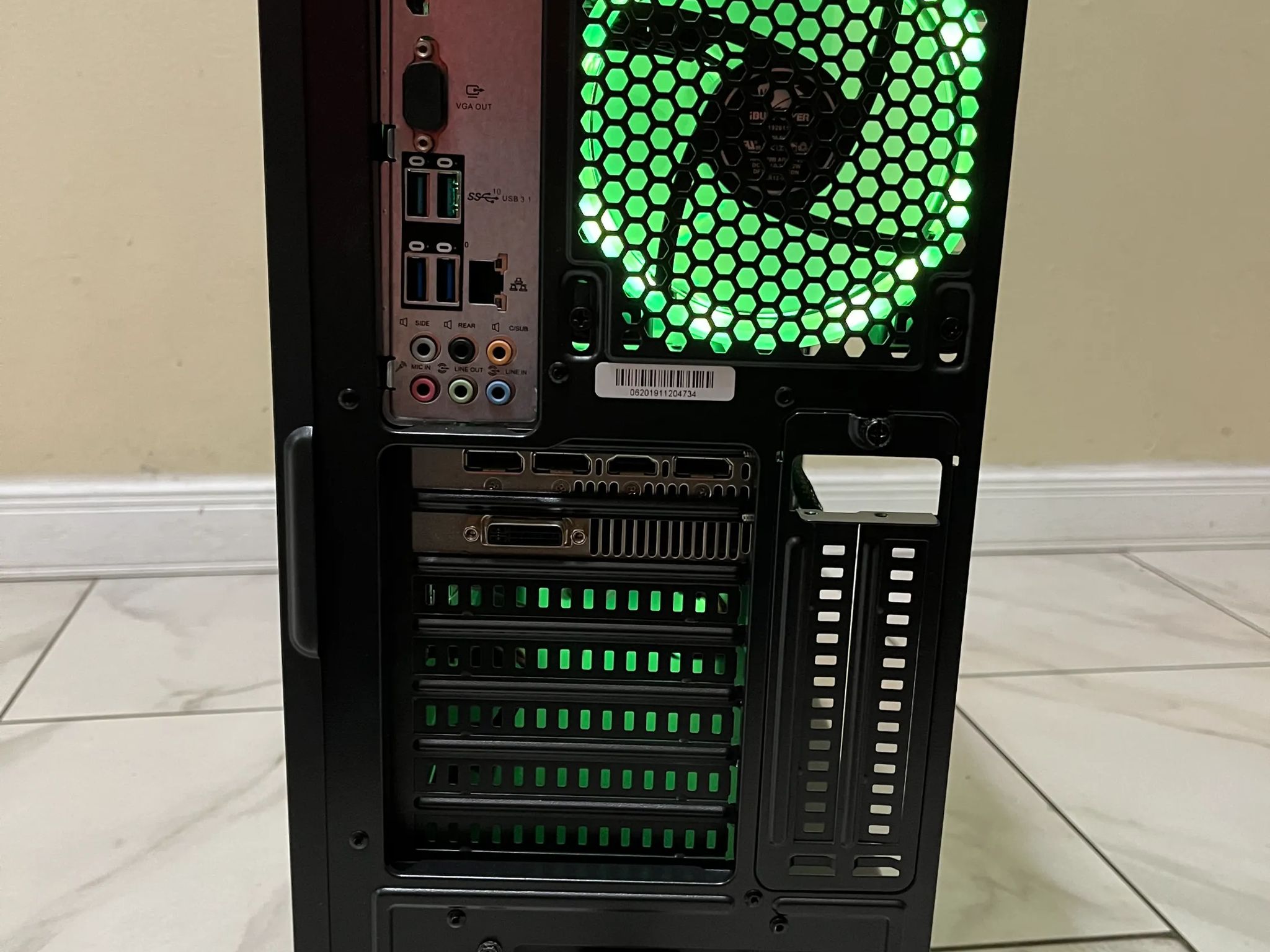 🟢🔵Budget Gaming PC– RGB Case w/ Remote- Intel i7-6700, GTX 970, Wi-Fi, 1.6 TB Storage & 12GB RAM 🔥🖥️