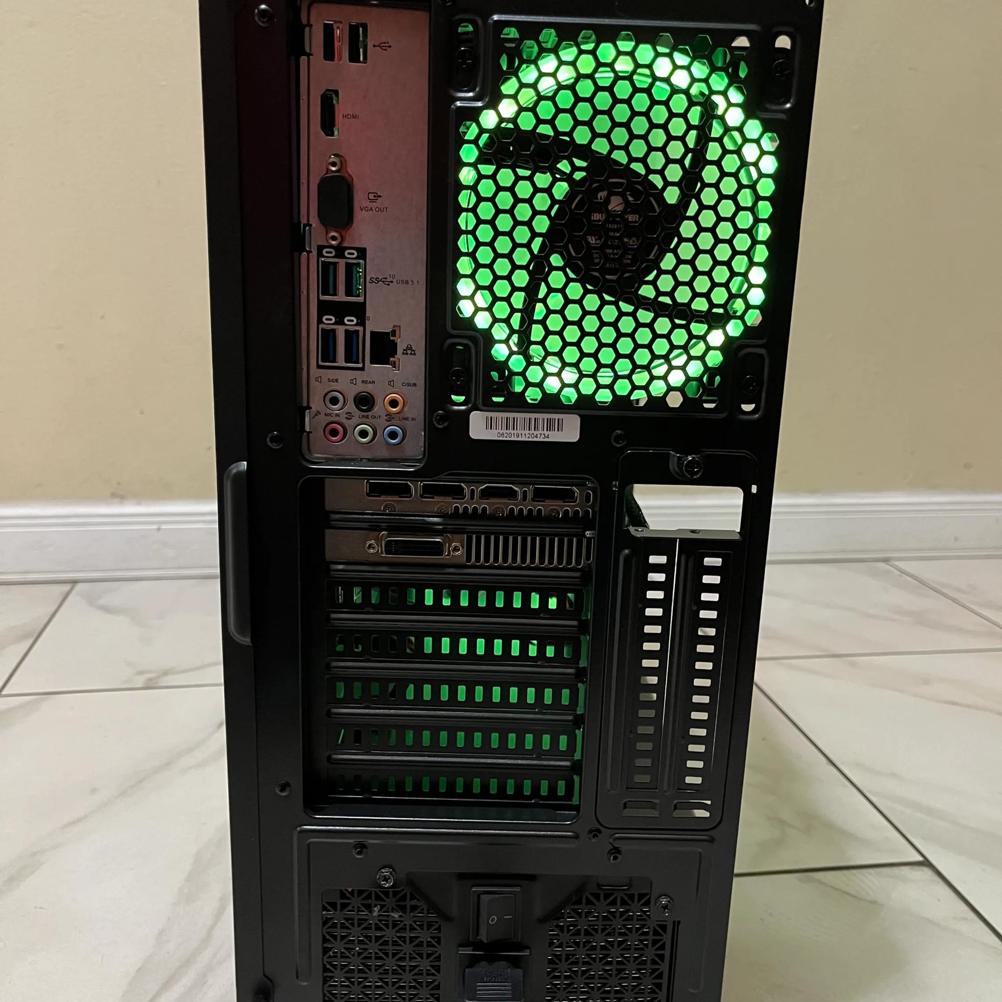 🟢🔵Budget Gaming PC– RGB Case w/ Remote- Intel i7-6700, GTX 970, Wi-Fi, 1.6 TB Storage & 12GB RAM 🔥🖥️