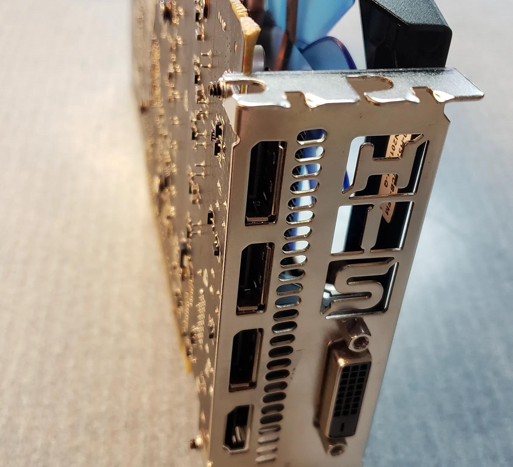 HIS RX 570 graphics card 4gb