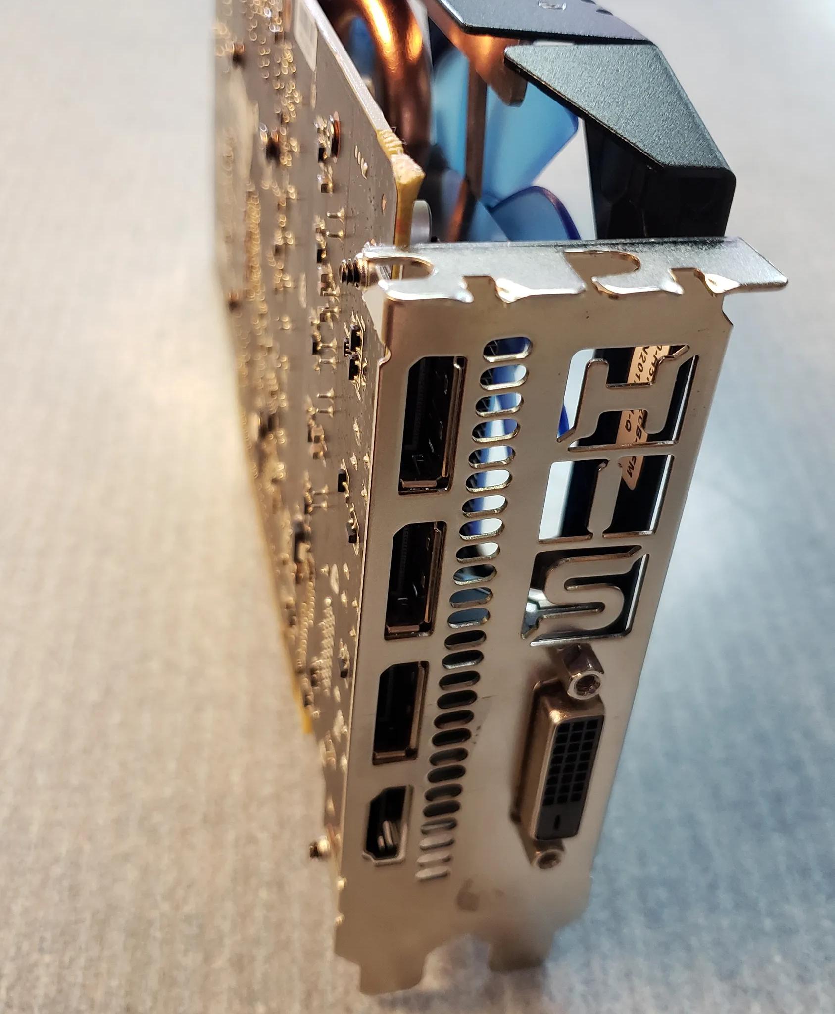 HIS RX 570 graphics card 4gb