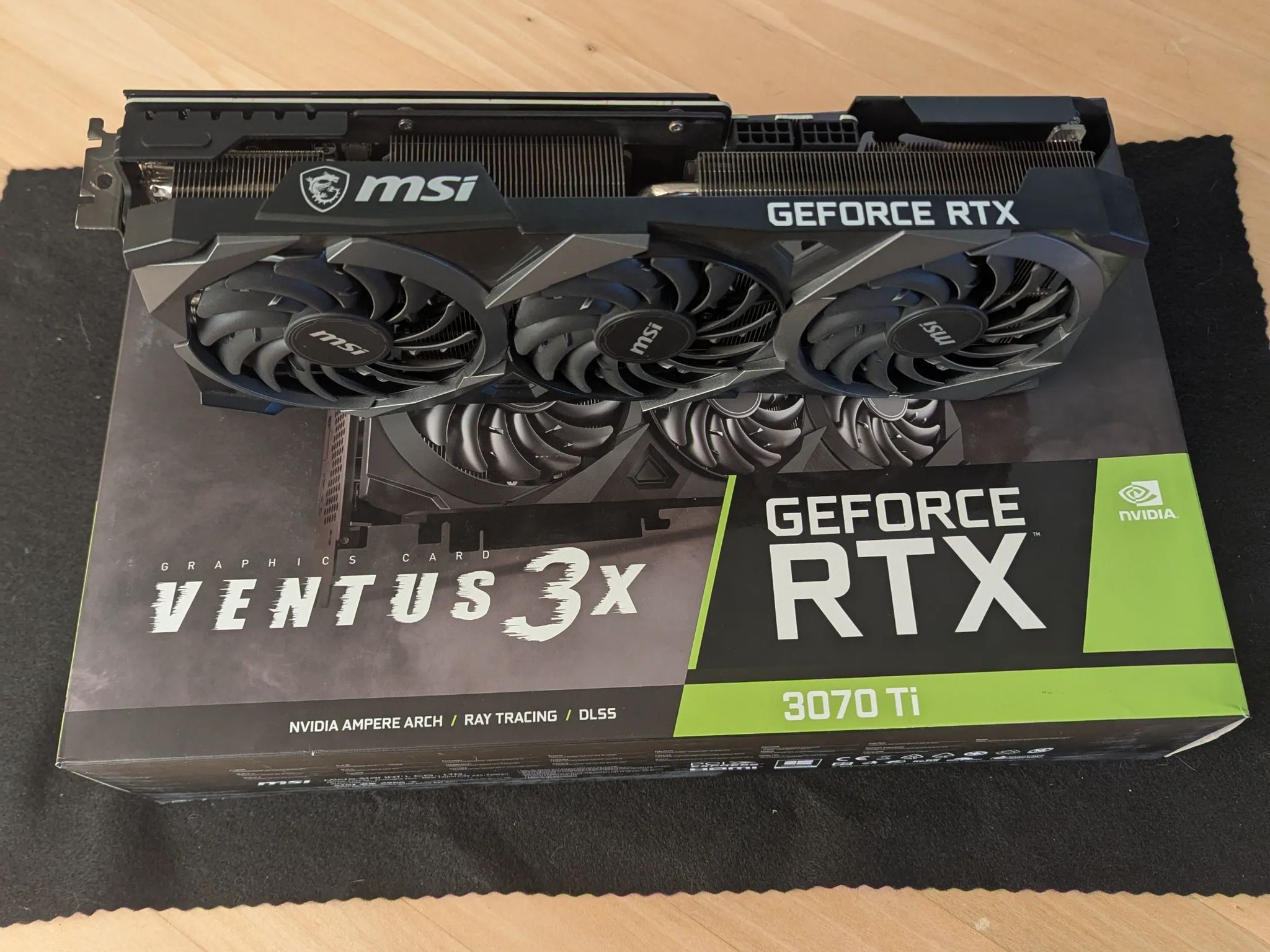 🌀 MSI RTX 3070 Ti Ventus 3X – Triple Fan 1440p Powerhouse | Clean & Reliable 🔹