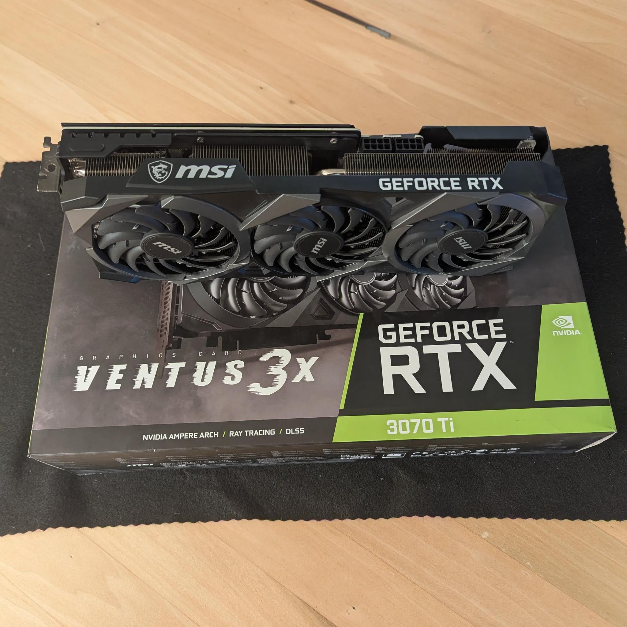🌀 MSI RTX 3070 Ti Ventus 3X – Triple Fan 1440p Powerhouse | Clean & Reliable 🔹