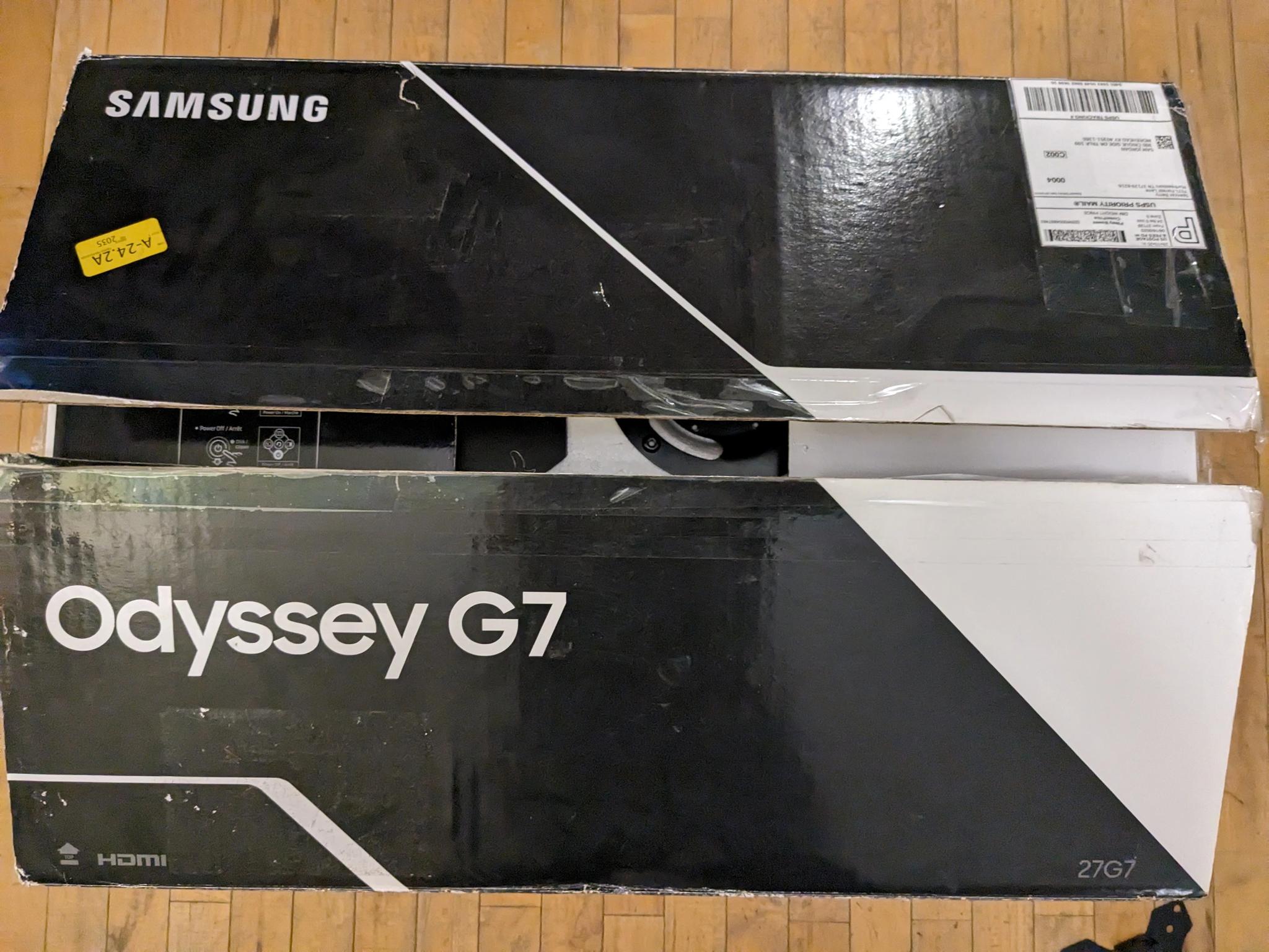 Samsung Odyssey G7 27 inch 240hz VA 1ms